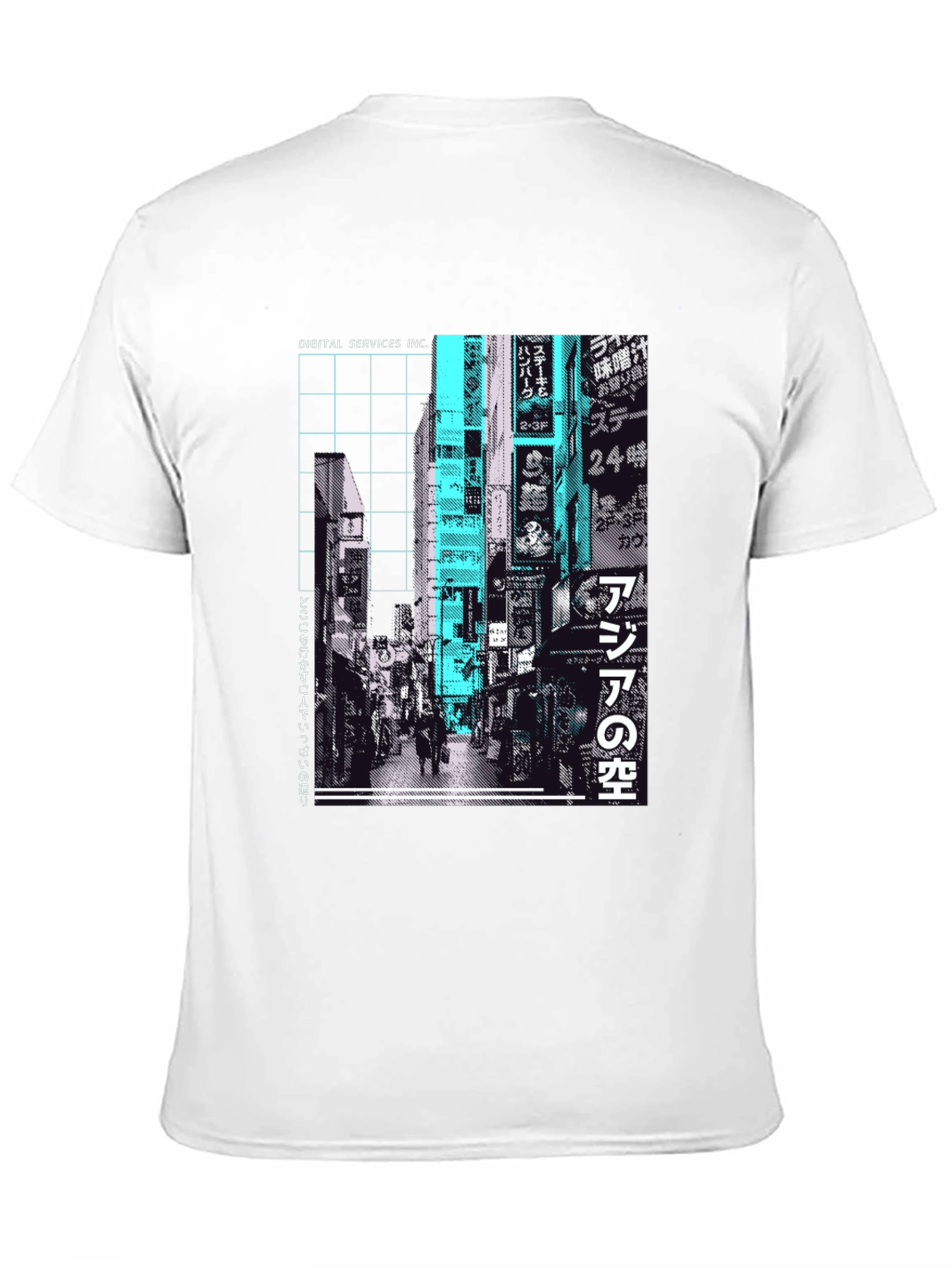 Urban Streetwear T-Shirt - Tokyo Cityscape Graphic Tee