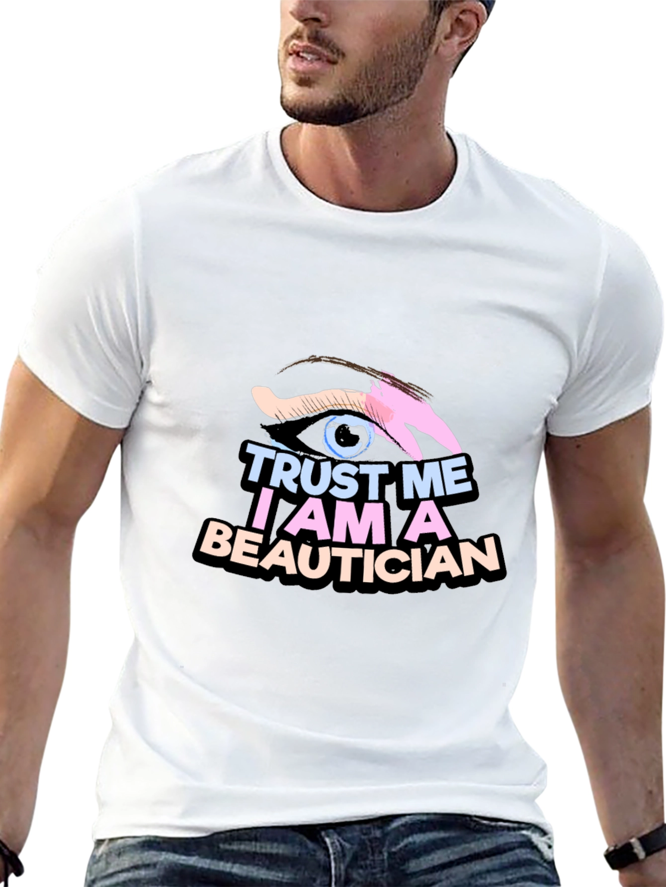 Trust Me Im A Beautician Black T-Shirt