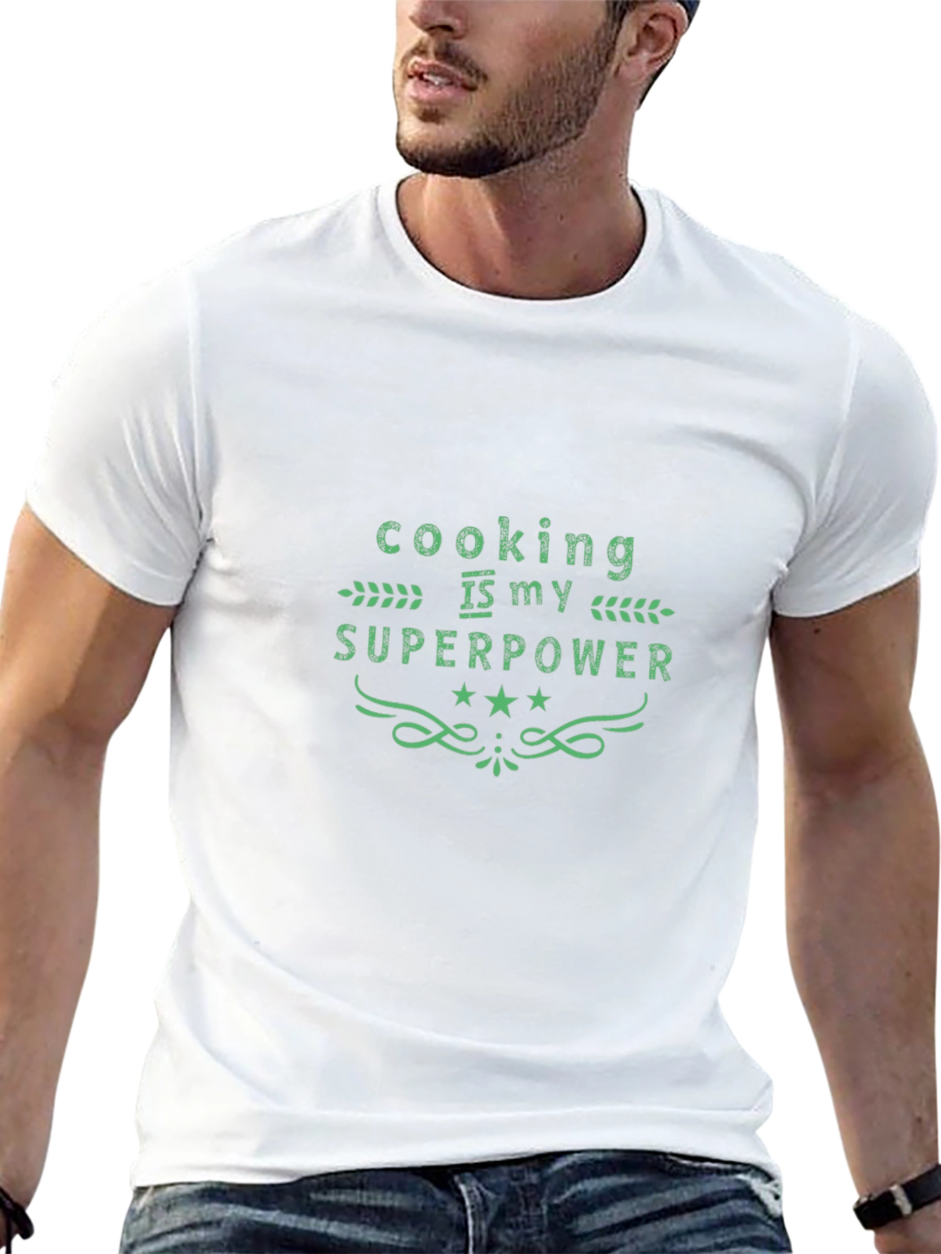 Cooking is my Superpower Black T-Shirt