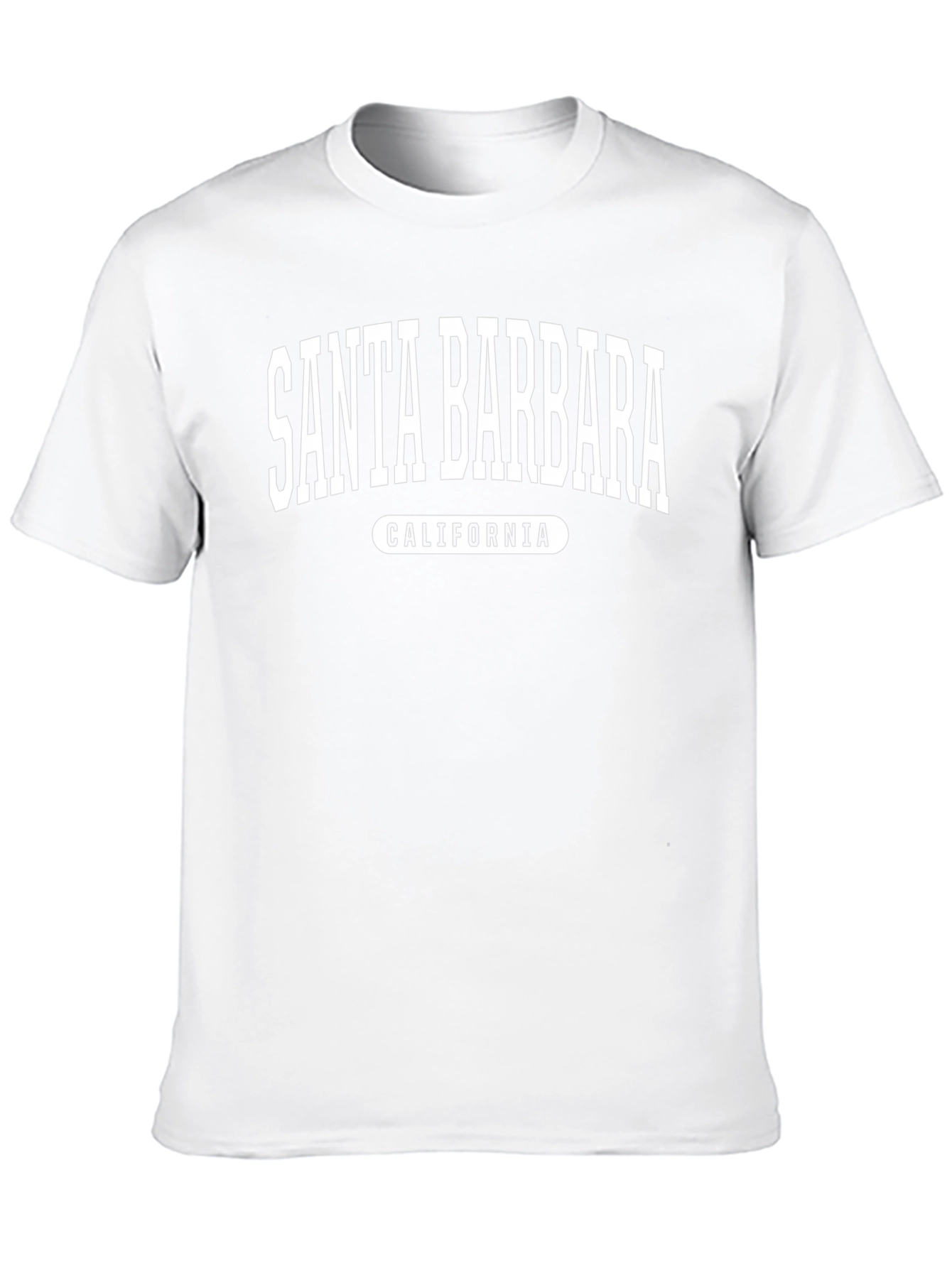 Santa Barbara California Graphic Tee - Black