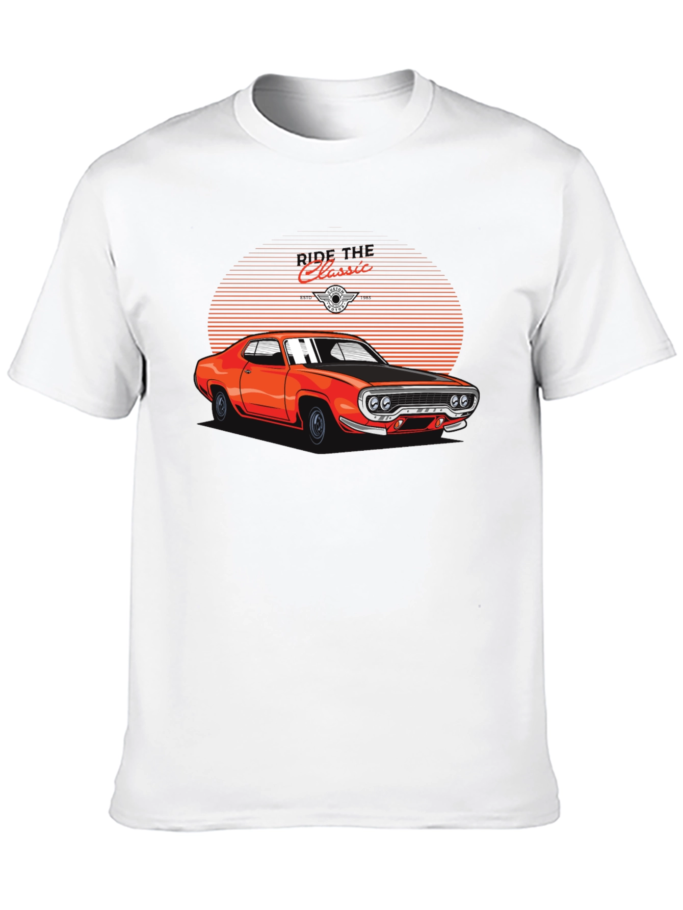 Classic Car Graphic Tee - Retro Automotive Shirt