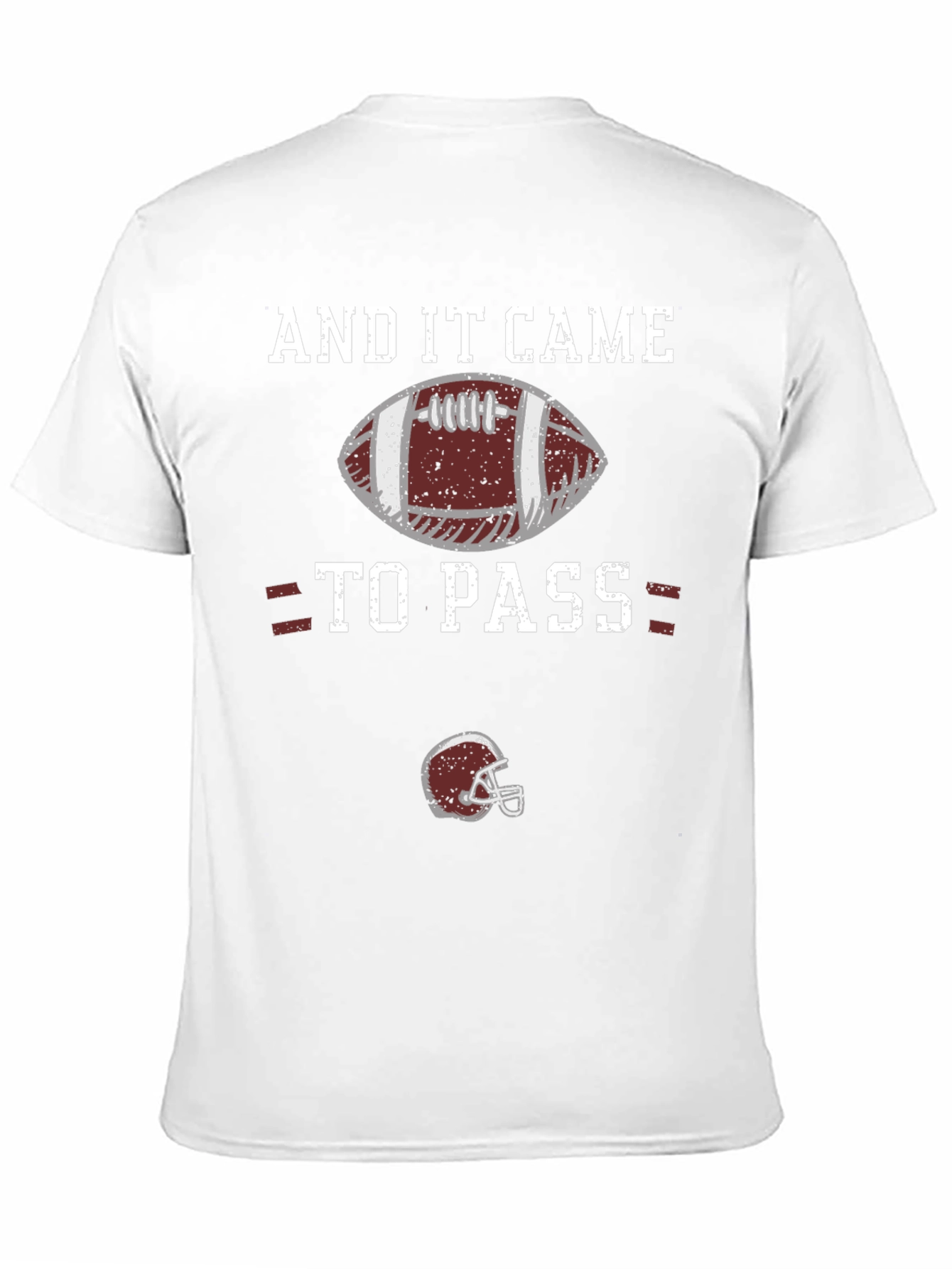 And It Came To Pass Football T-Shirt