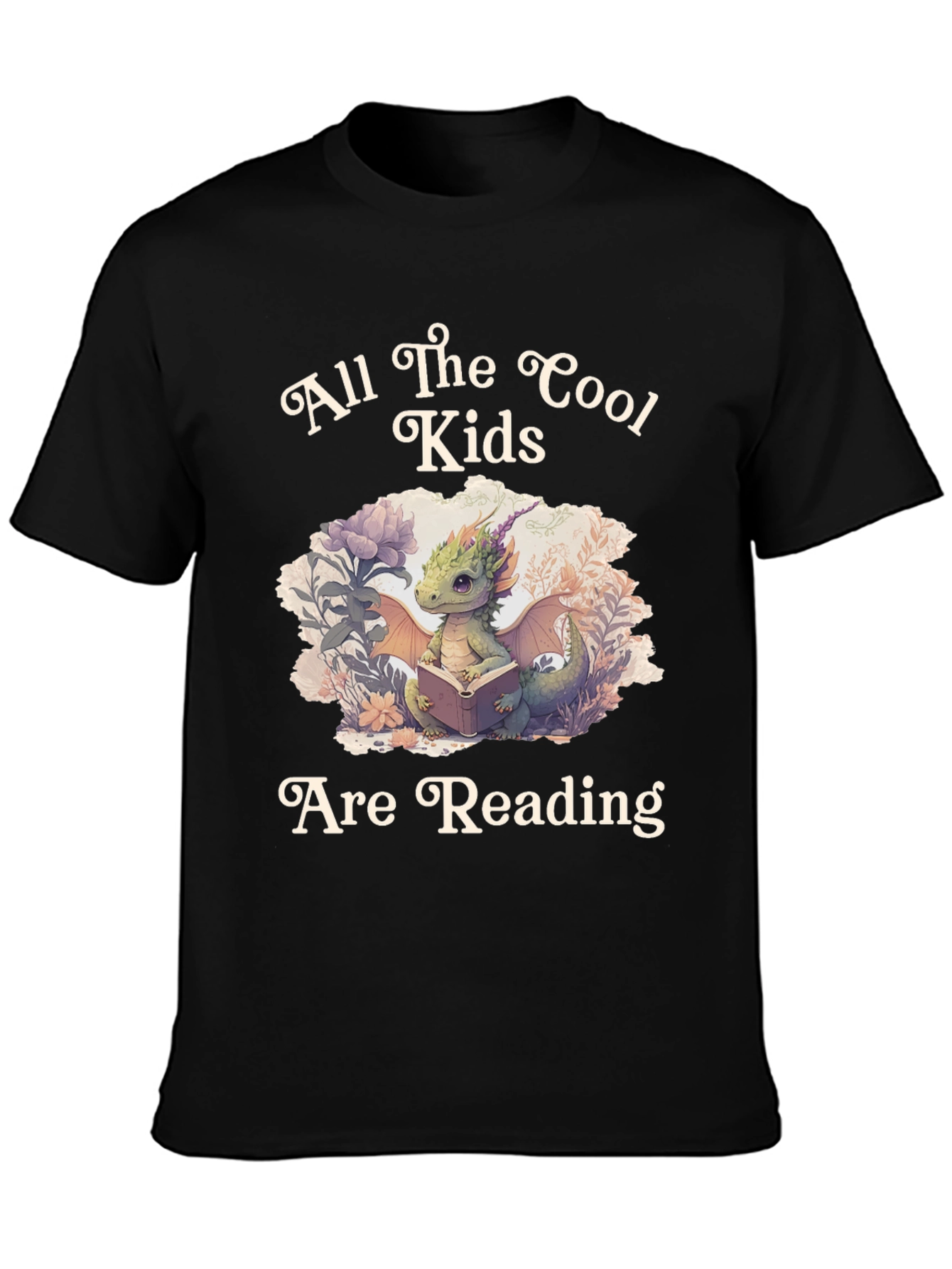 Cool Kids Read T-Shirt: Dragon Book Lover Tee