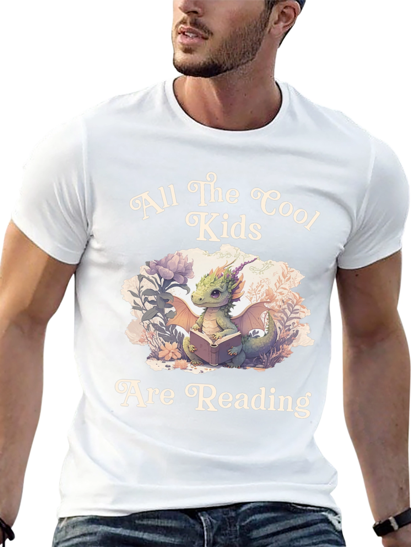 Cool Kids Read T-Shirt: Dragon Book Lover Tee