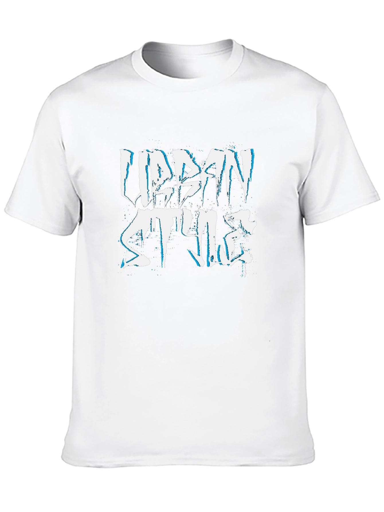 Urban Style Graphic Tee - Black