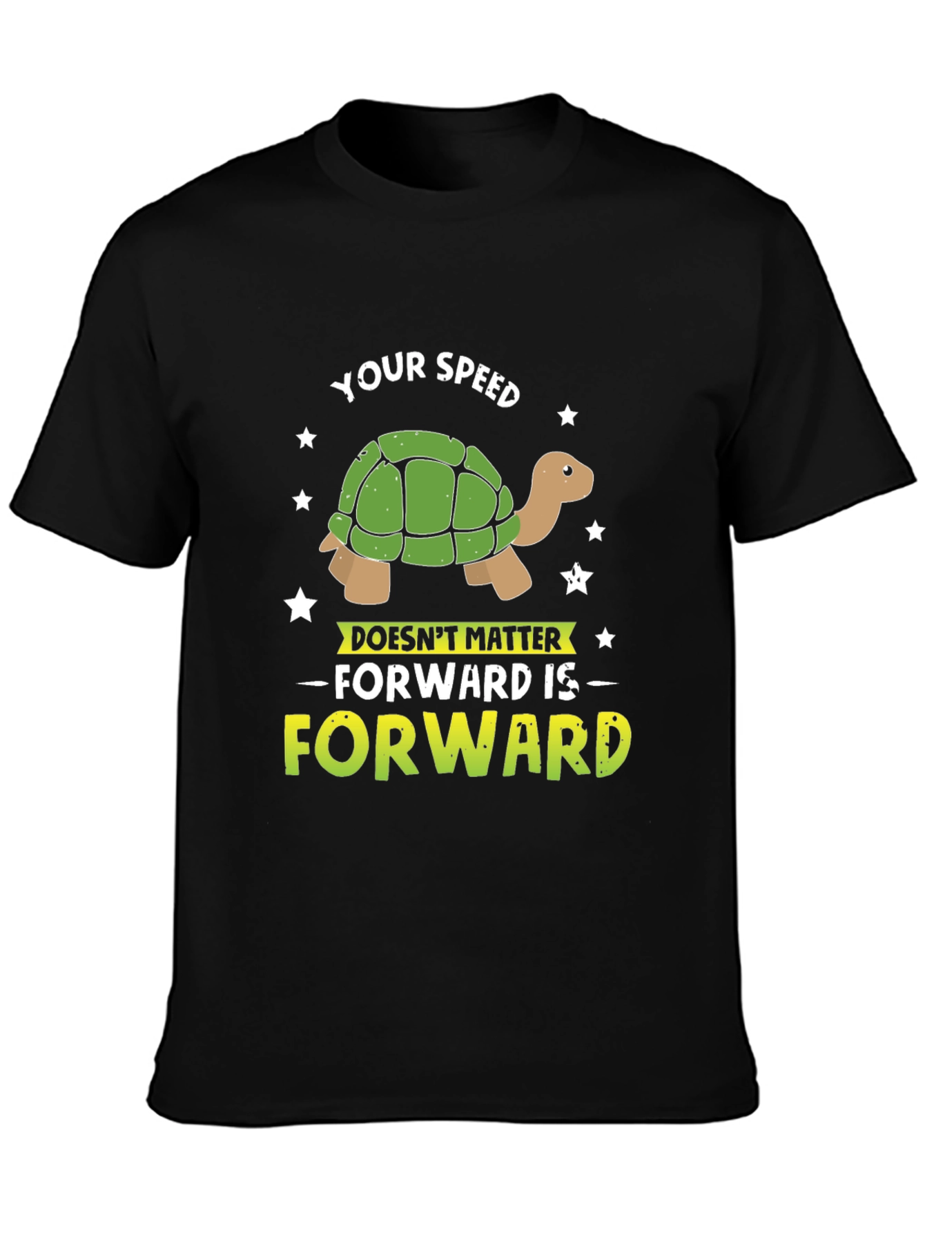 Your Speed Doesnt Matter Turtle Graphic T-Shirt