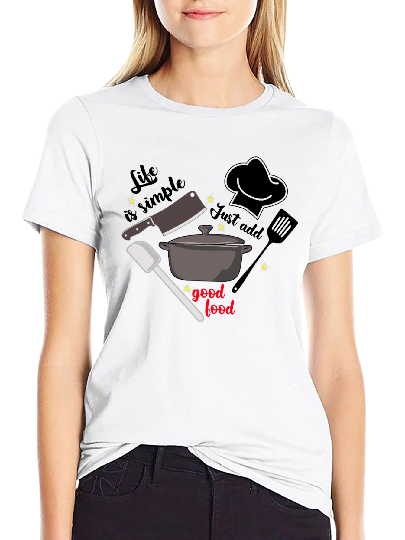 Life is Simple Foodie T-Shirt