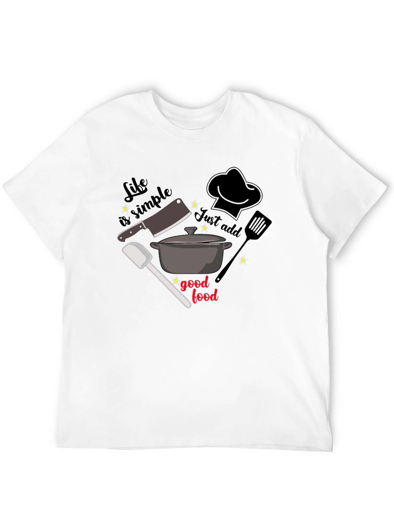 Life is Simple Foodie T-Shirt