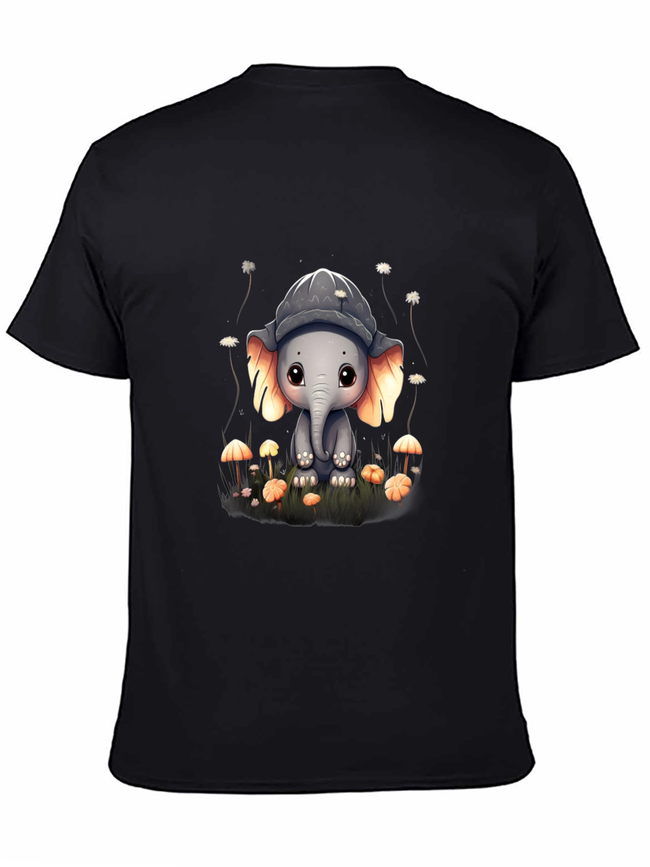 Elephant & Mushroom Graphic Tee