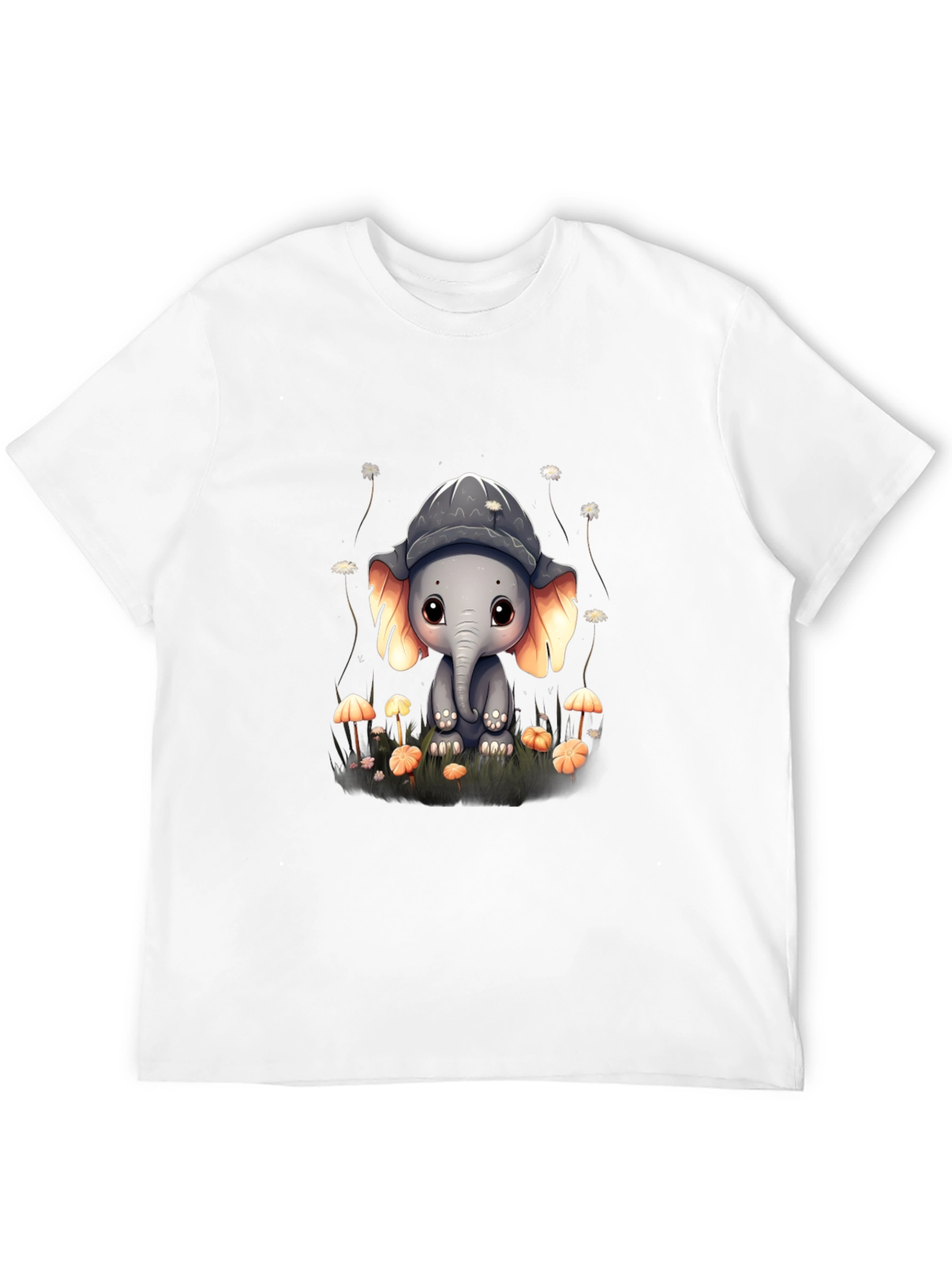 Elephant & Mushroom Graphic Tee