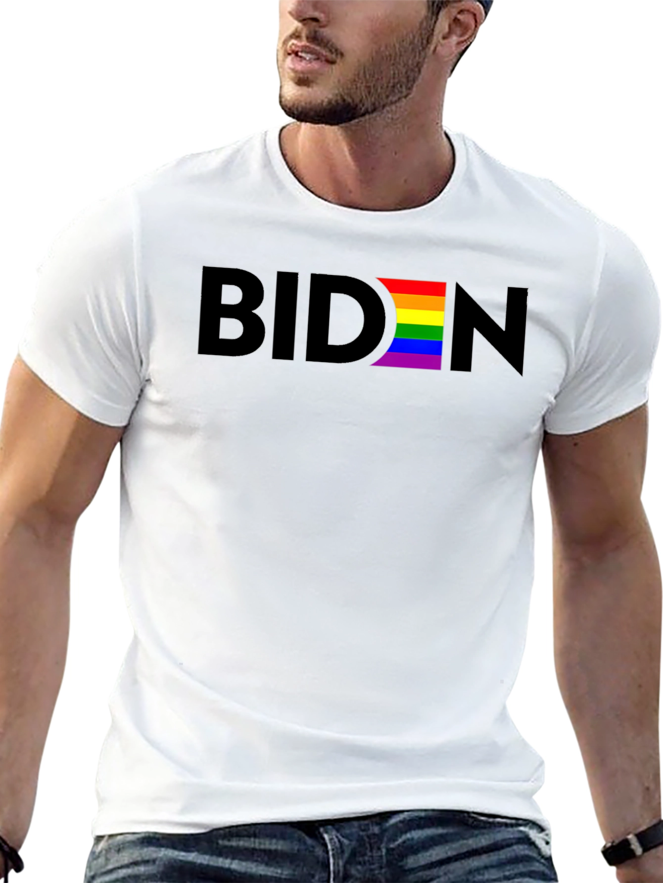 Biden Pride LGBTQ+ T-Shirt - Black
