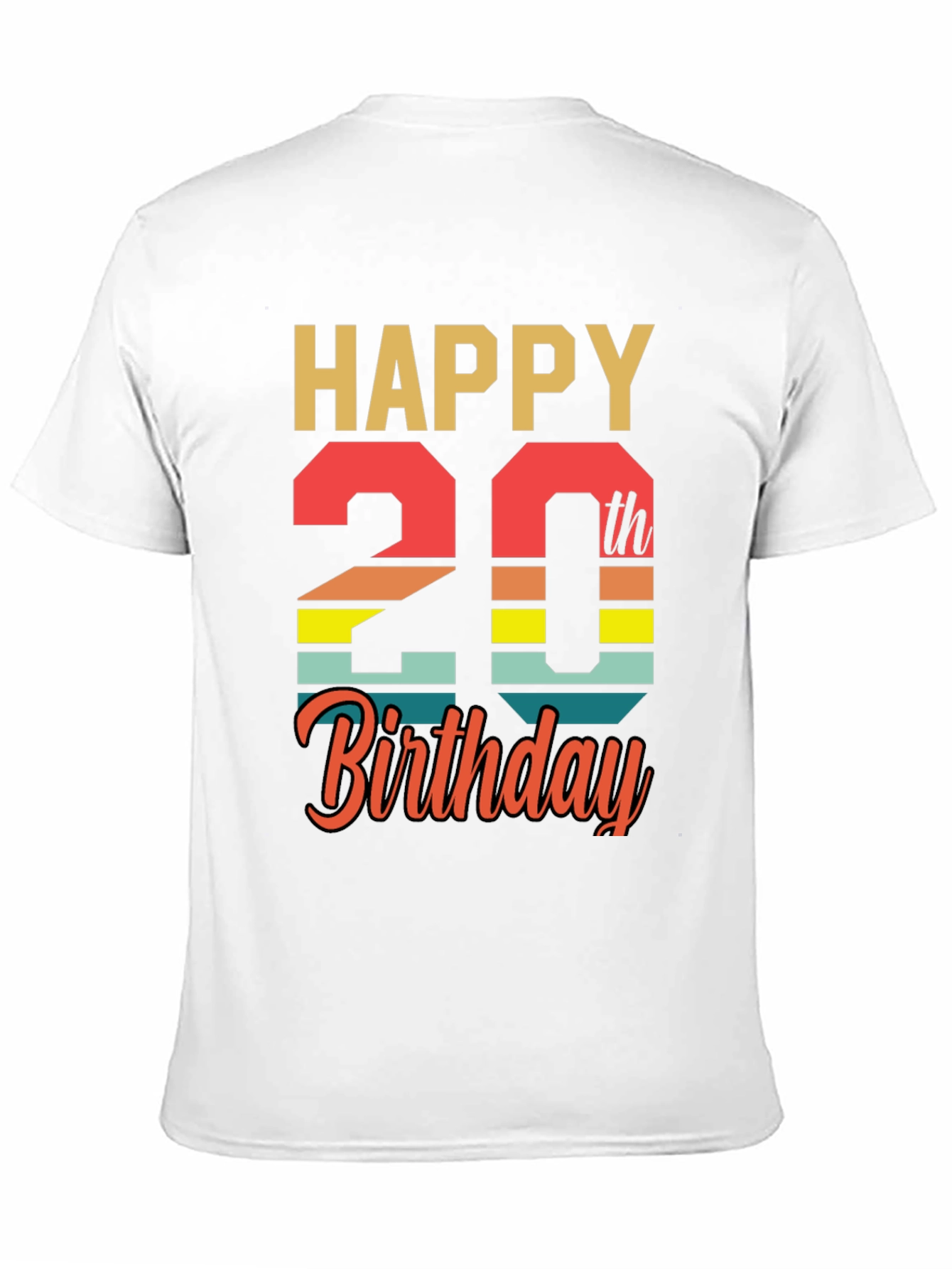 Happy 20th Birthday T-Shirt