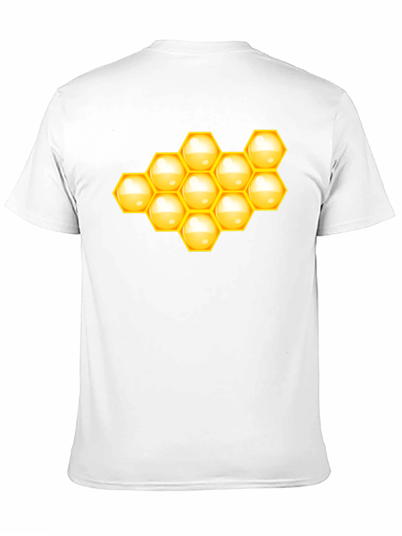Honeycomb Graphic Tee - Stylish Black T-Shirt