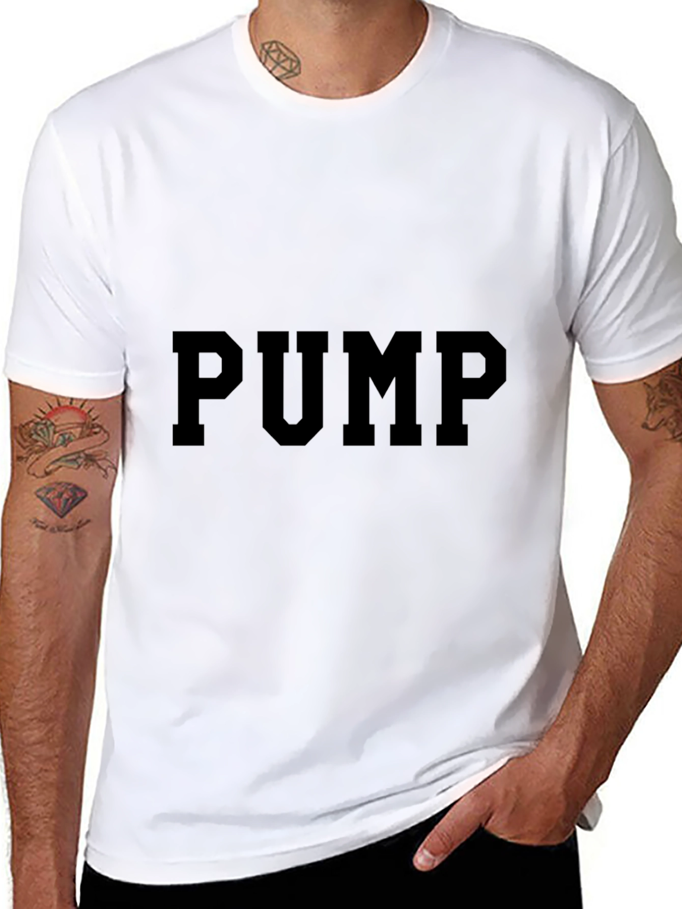 PUMP T-Shirt - Black Graphic Tee