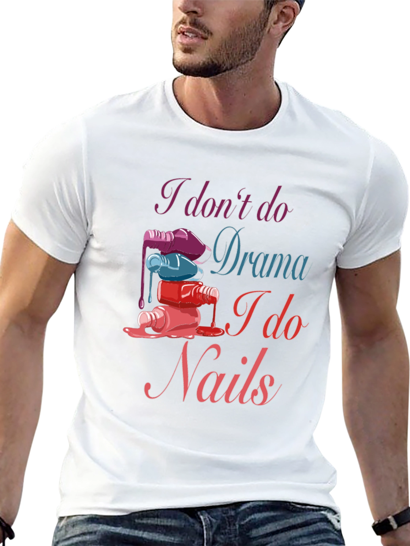 Nail Technician T-Shirt - Drama Free Zone