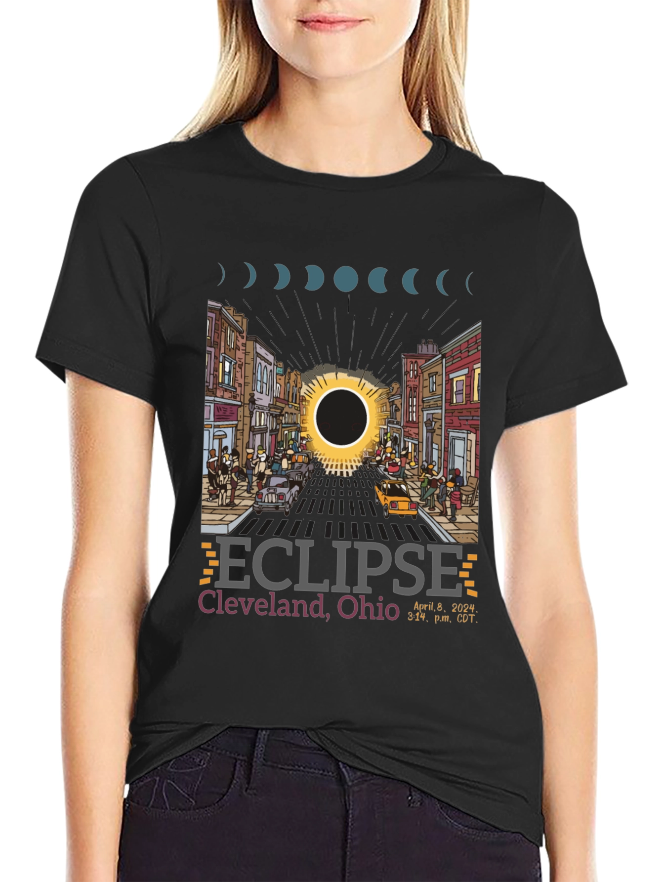 Eclipse Cleveland Ohio T-Shirt