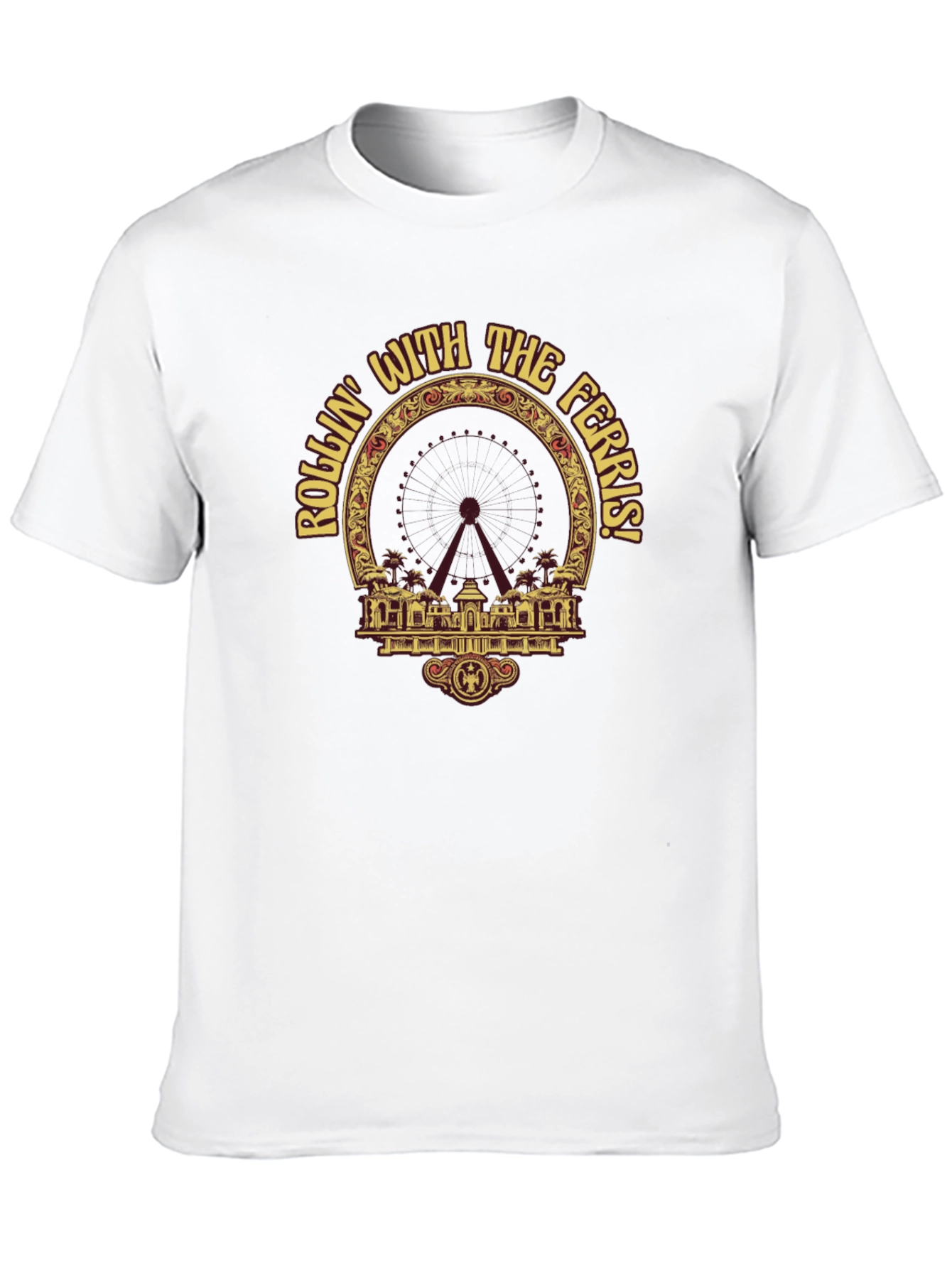 Rollin with the Ferris T-Shirt - Black Graphic Tee