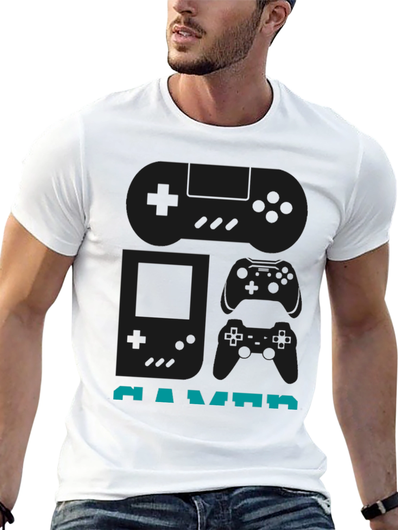 Gamer T-Shirt: Retro Controller Design
