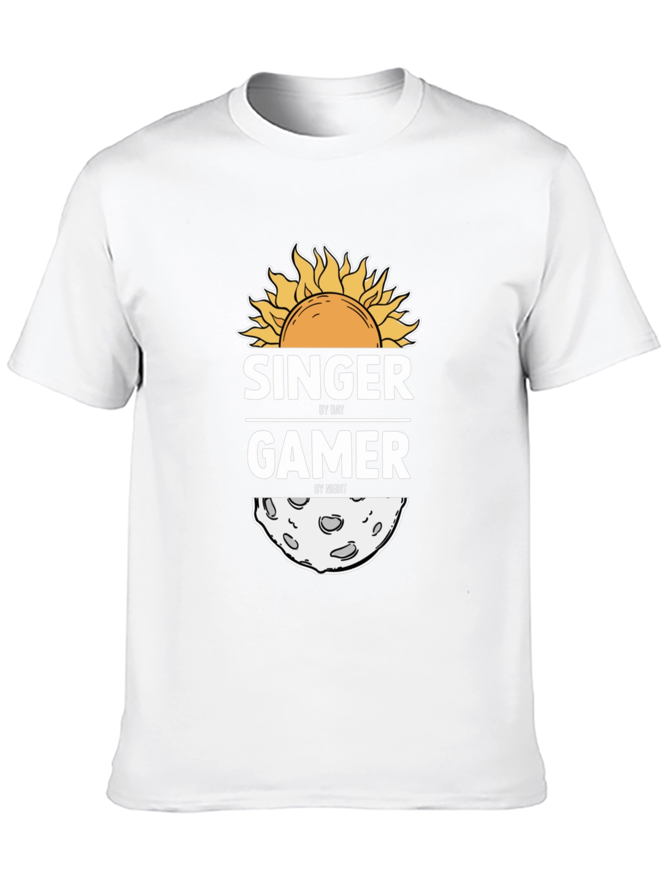 Singer By Day Gamer By Night Graphic Tee