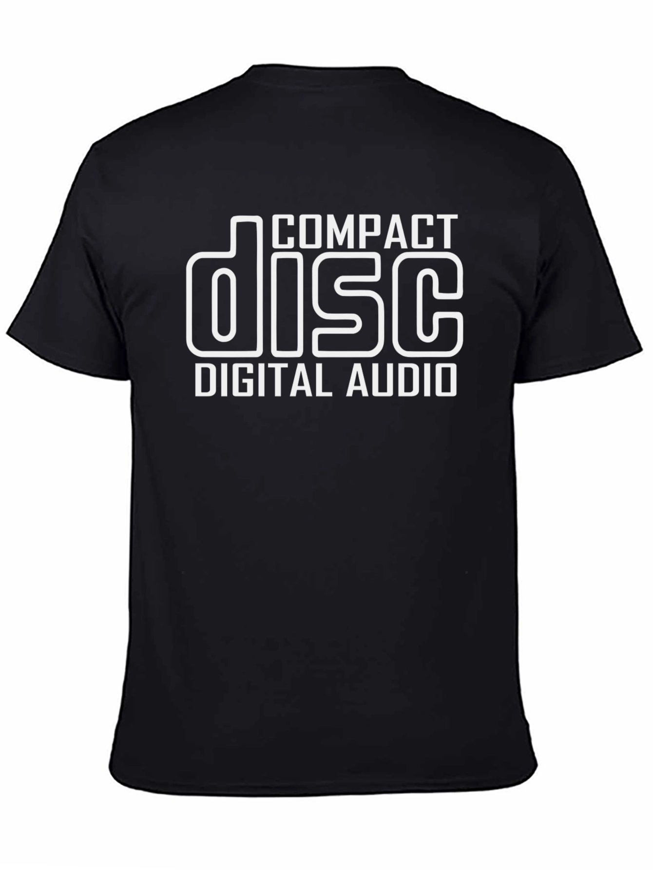 Compact Disc Digital Audio Black T-Shirt