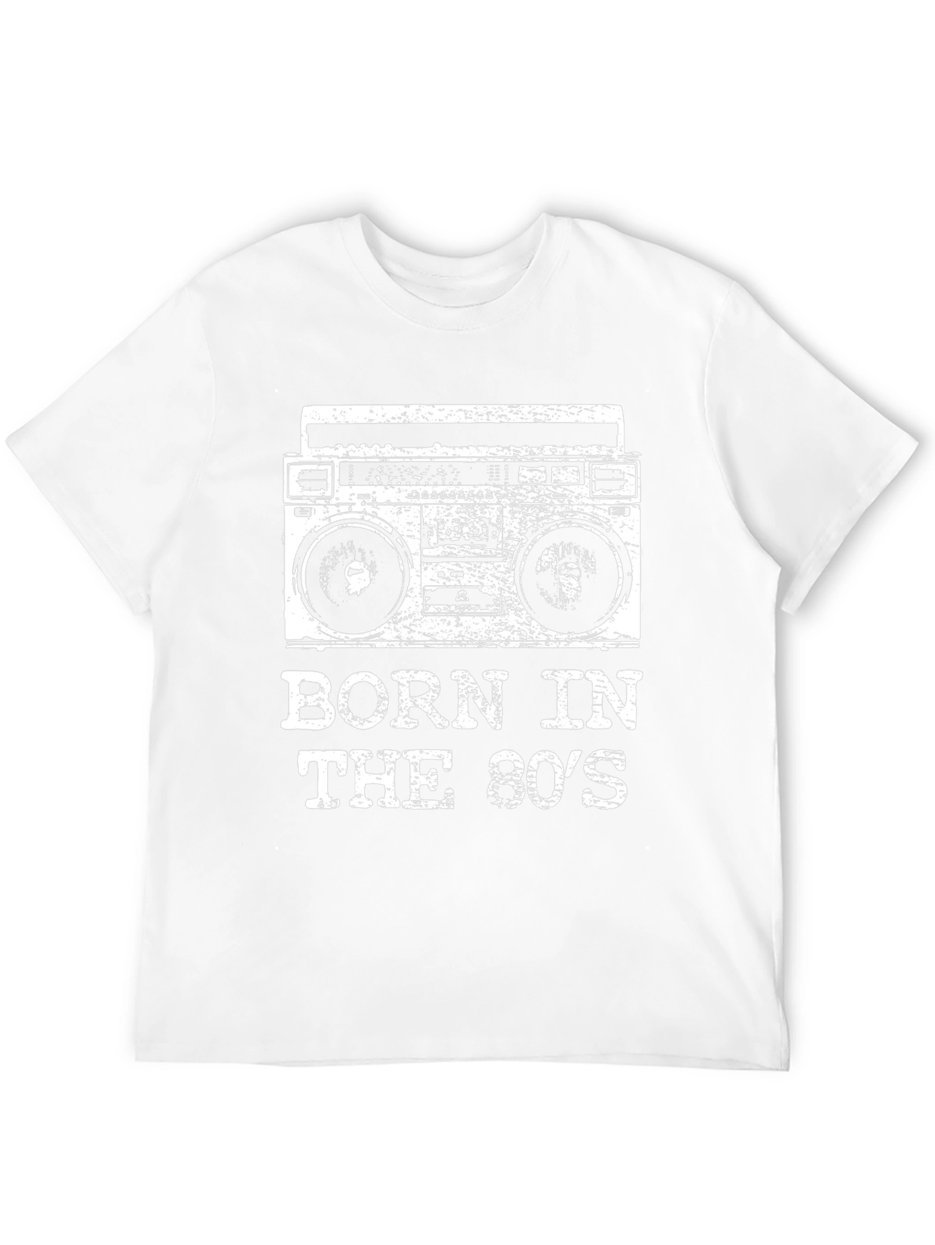 Born in the 80s Retro Boombox T-Shirt