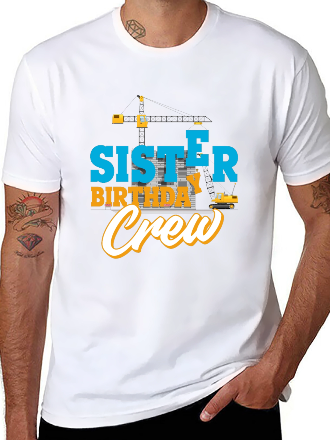 Sister Birthday Crew T-Shirt