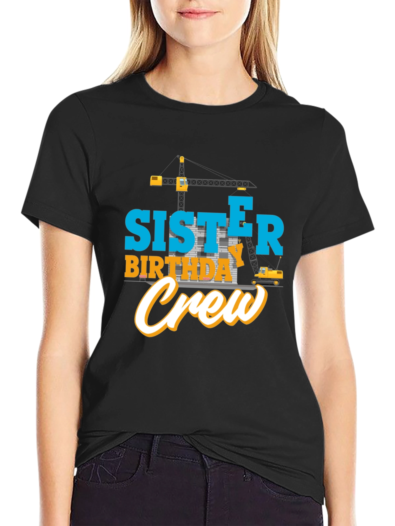 Sister Birthday Crew T-Shirt