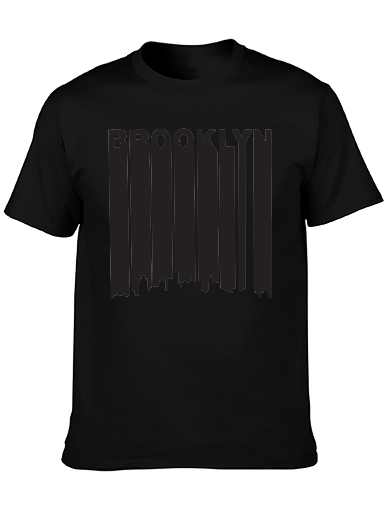 Brooklyn Skyline Graphic Tee - Black