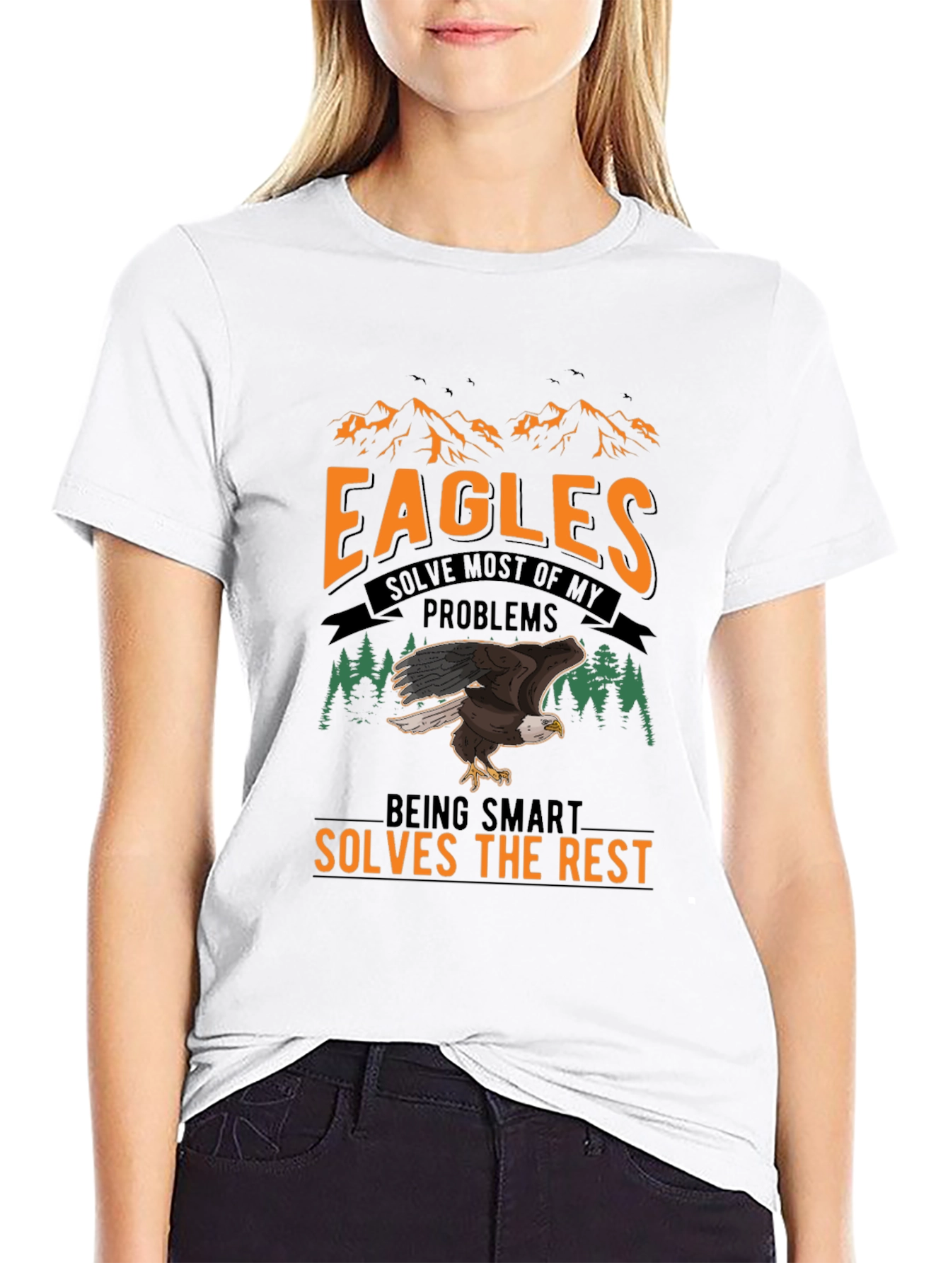 Eagles Solve Problems Smart T-Shirt