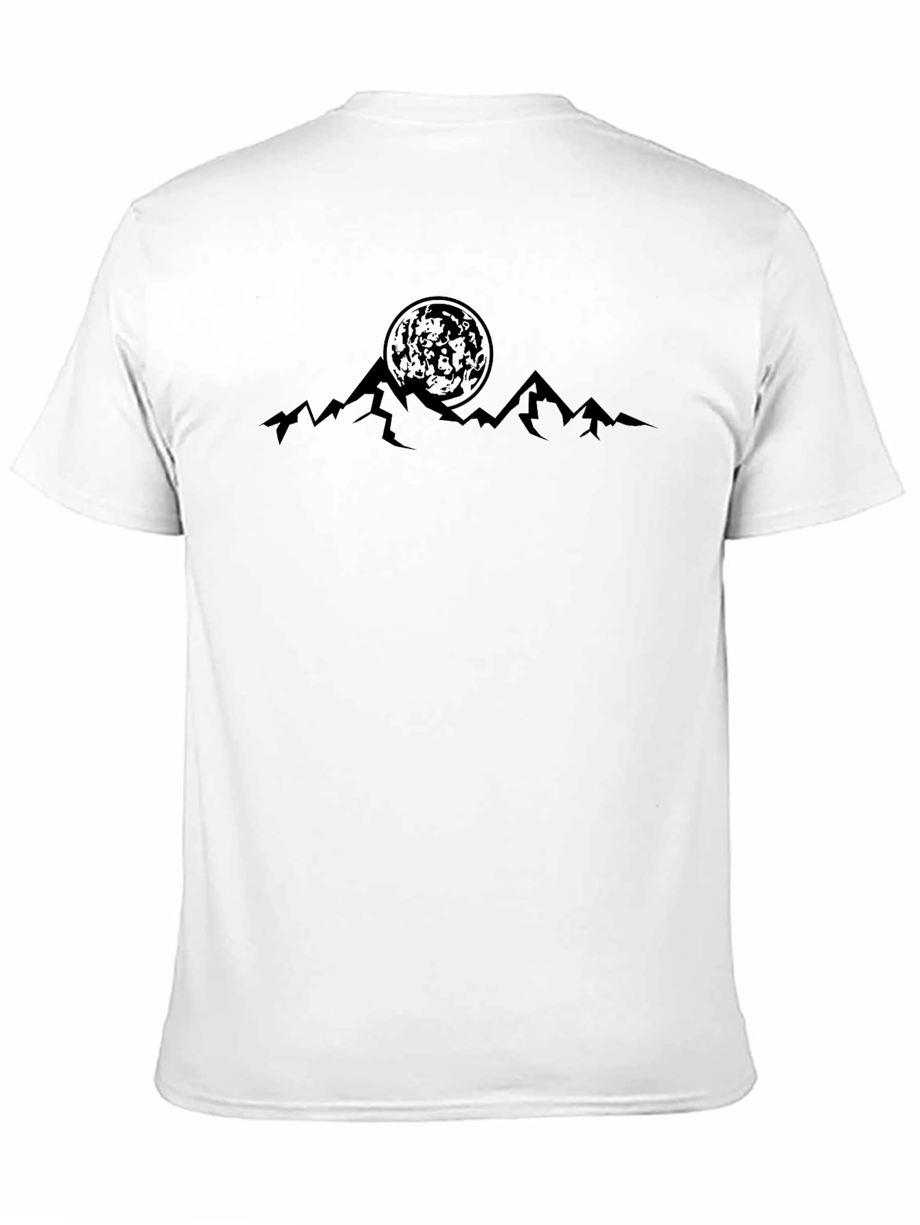 Mountain Moon Graphic Tee - Black