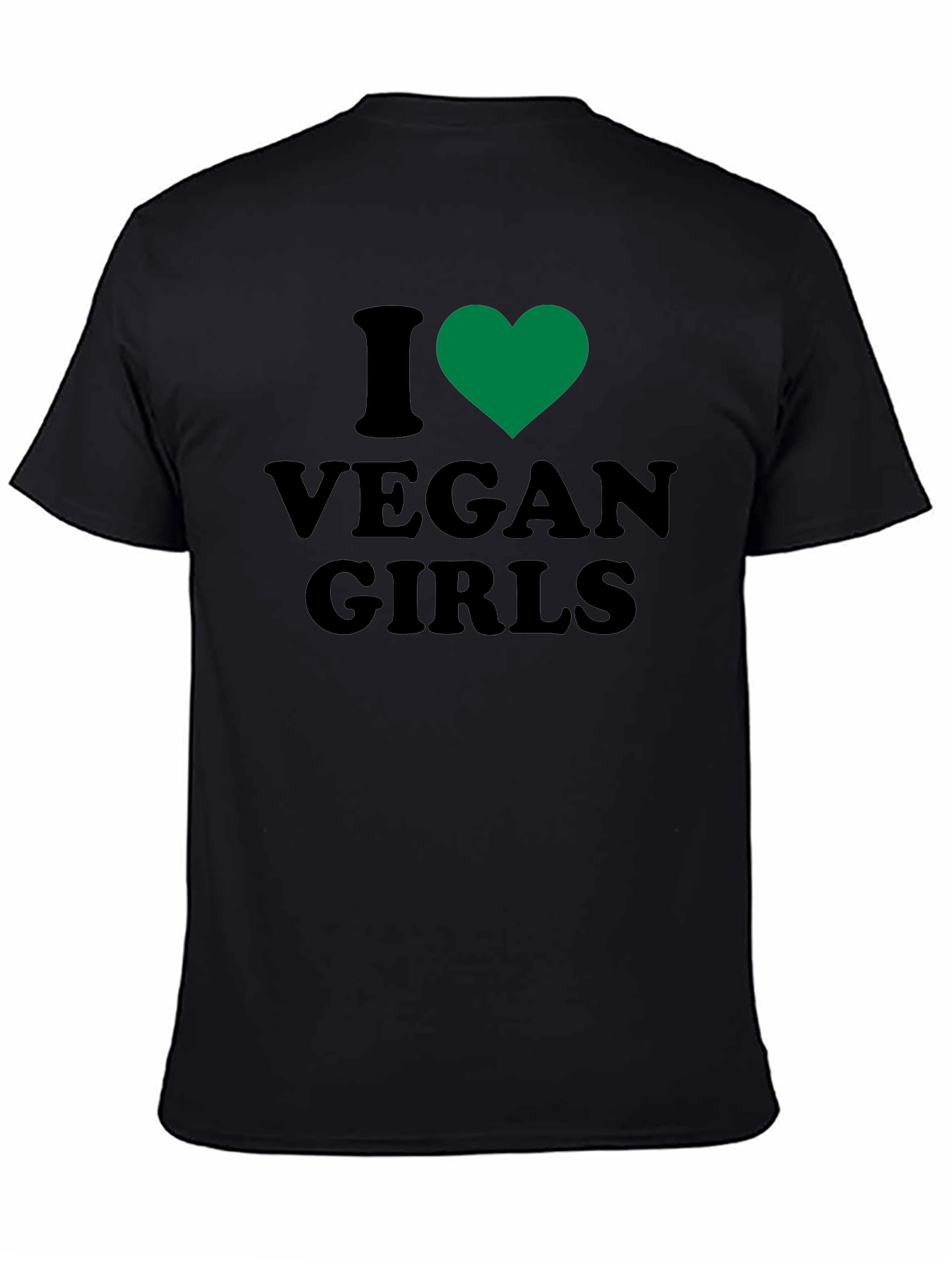 I Heart Vegan Girls Graphic T-Shirt