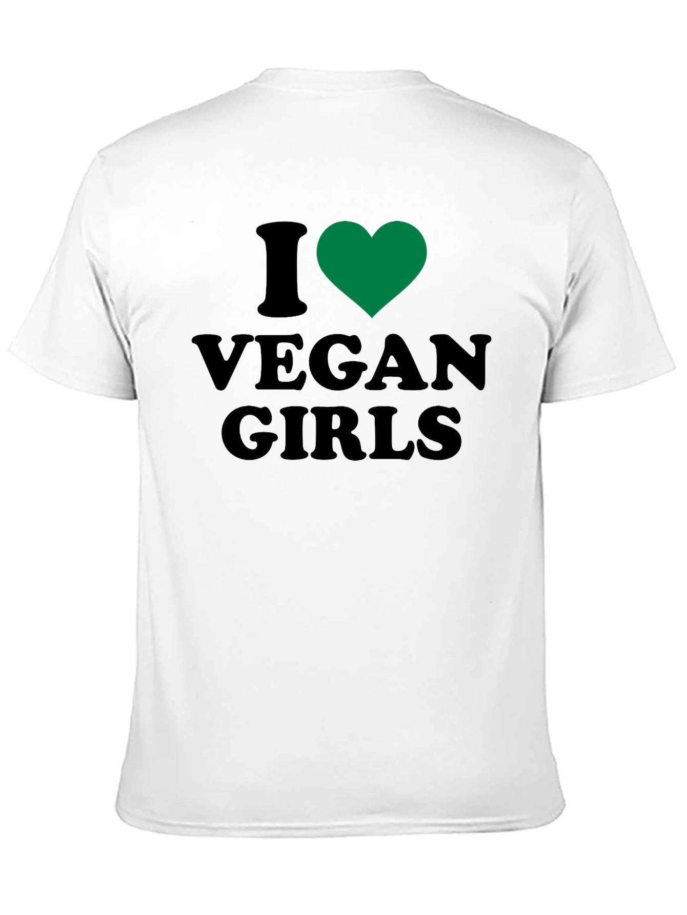 I Heart Vegan Girls Graphic T-Shirt