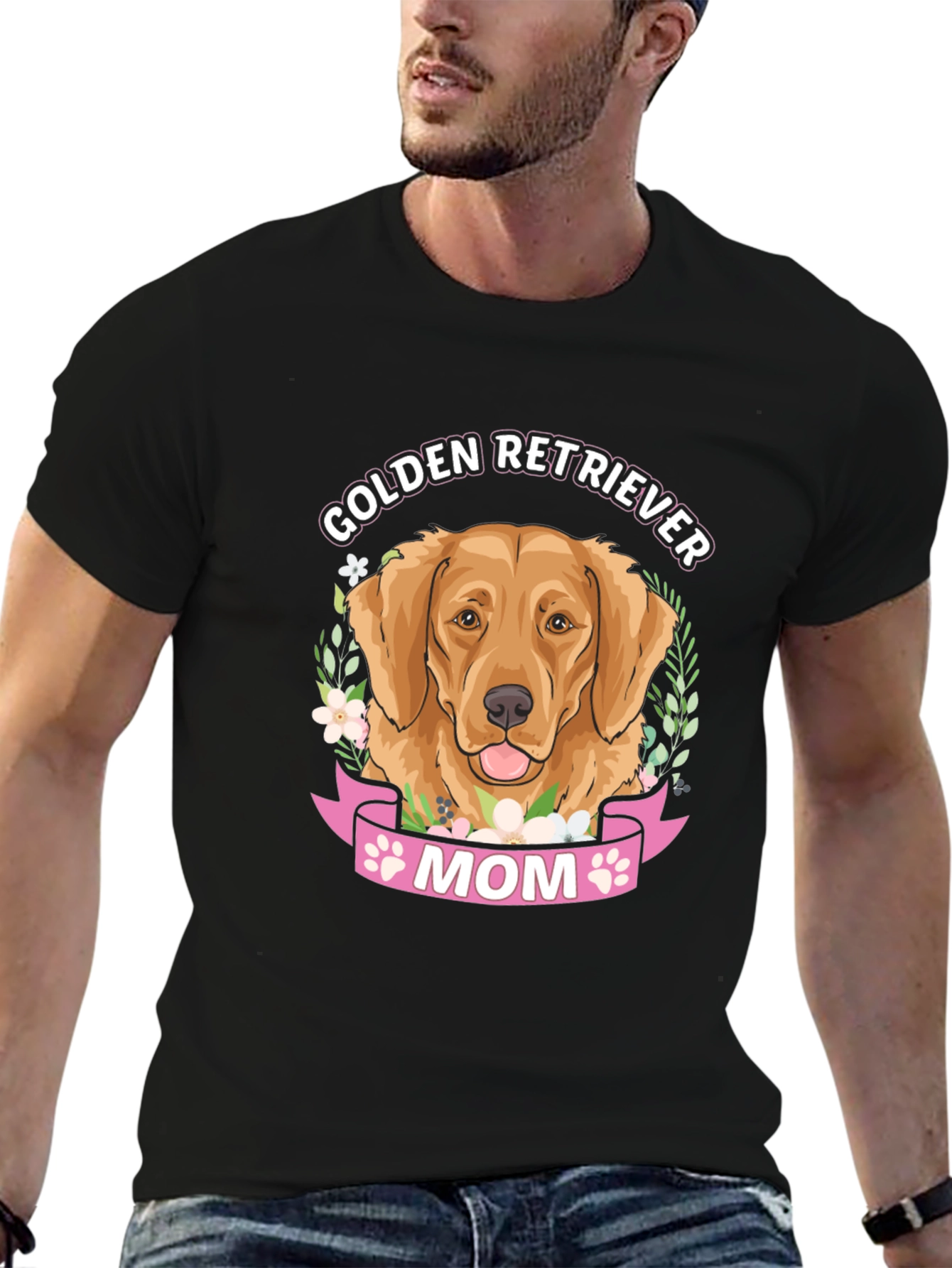 Golden Retriever Mom T-Shirt - Cute Dog Lover Tee