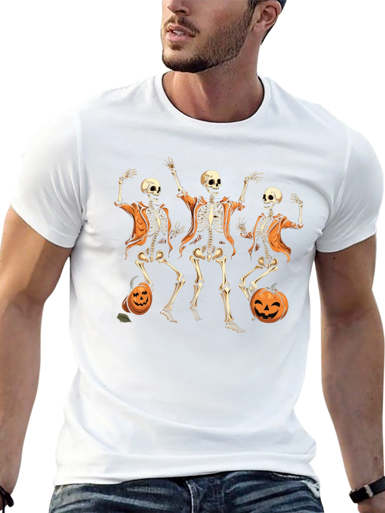Dancing Skeletons Halloween T-Shirt