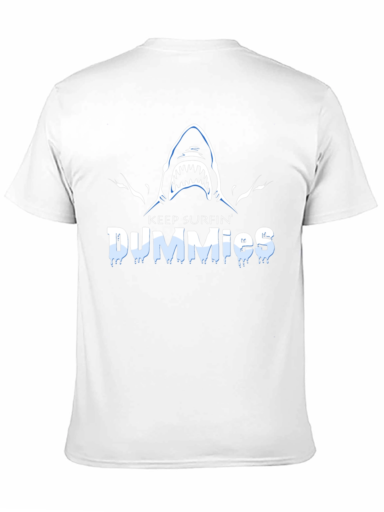 Keep Surfin Dummies Shark Graphic T-Shirt