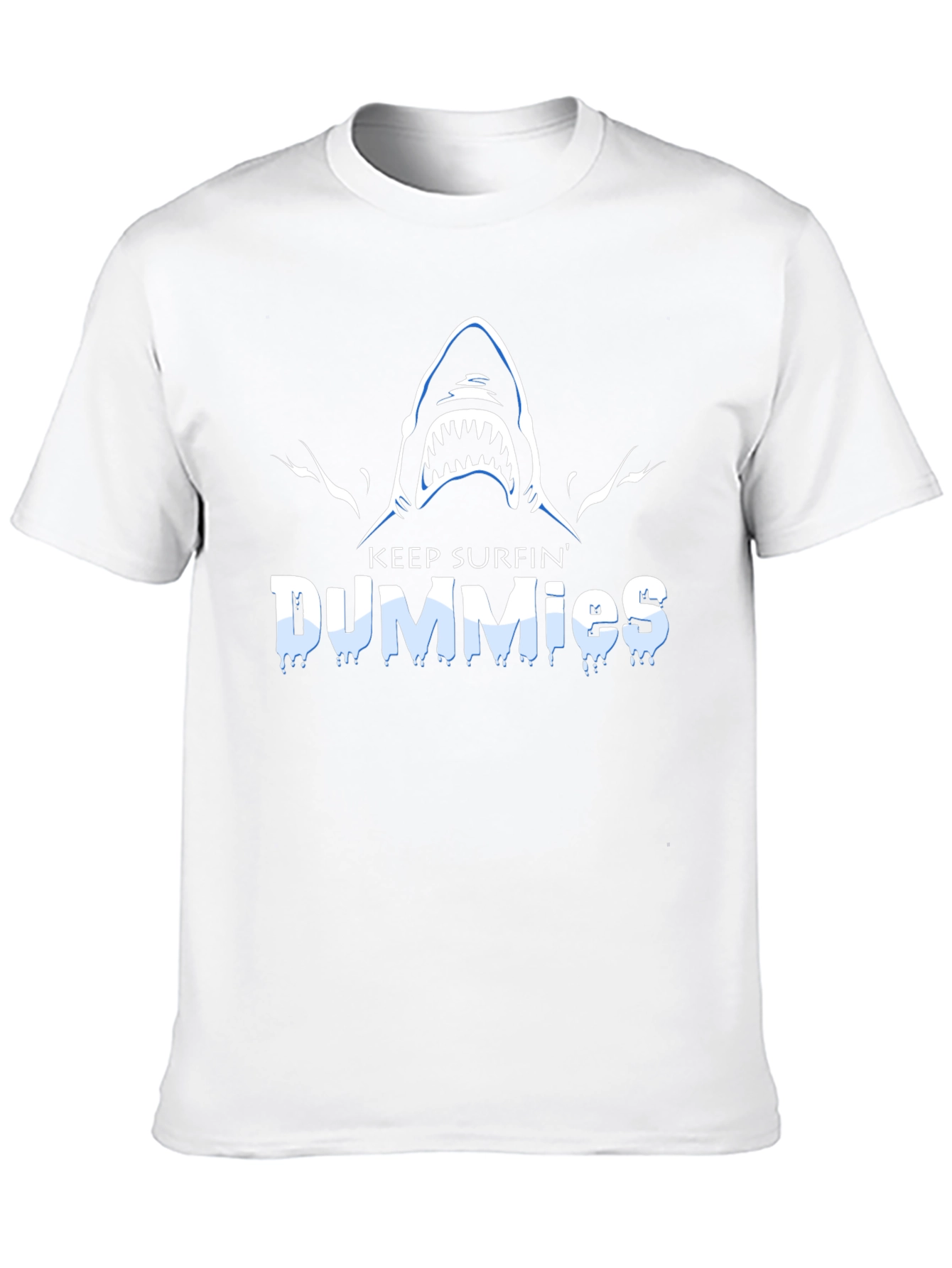 Keep Surfin Dummies Shark Graphic T-Shirt
