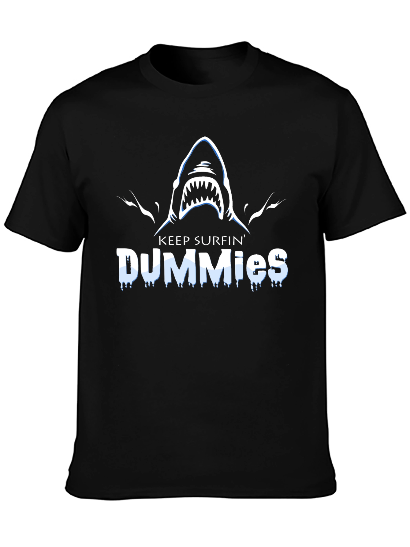 Keep Surfin Dummies Shark Graphic T-Shirt
