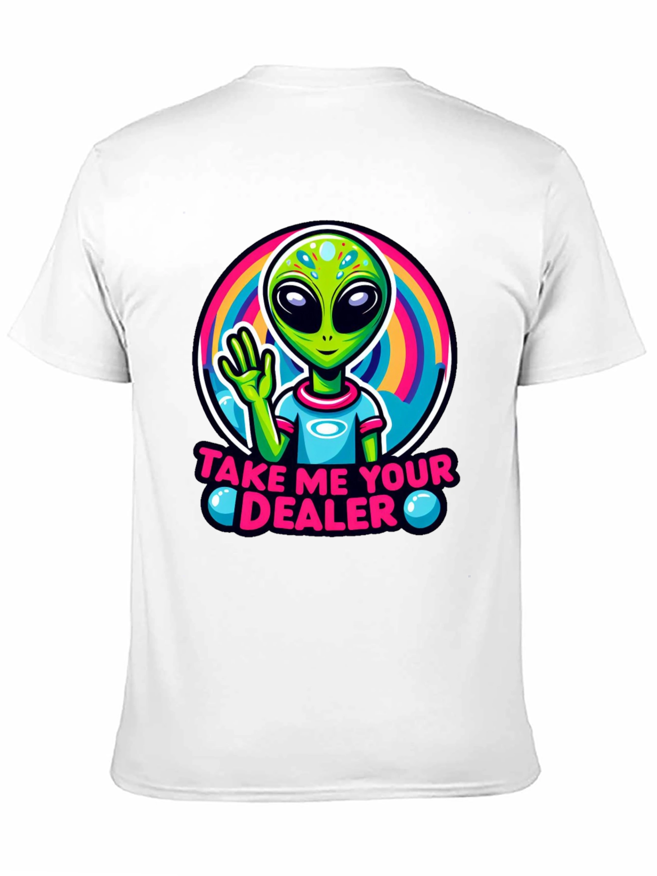 Take Me to Your Dealer Alien Graphic Tee