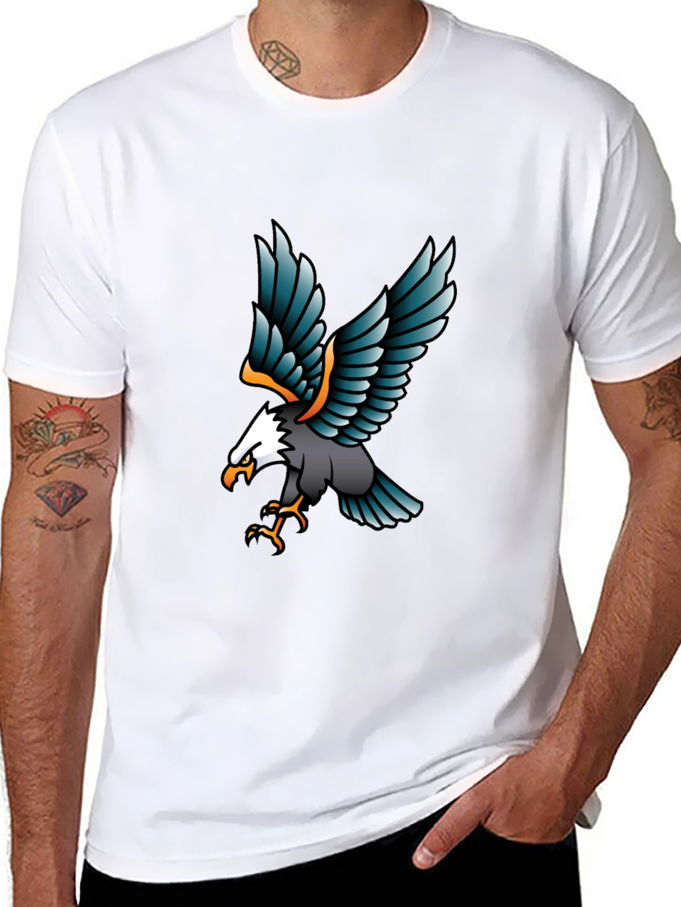 Eagle Graphic T-Shirt - Black
