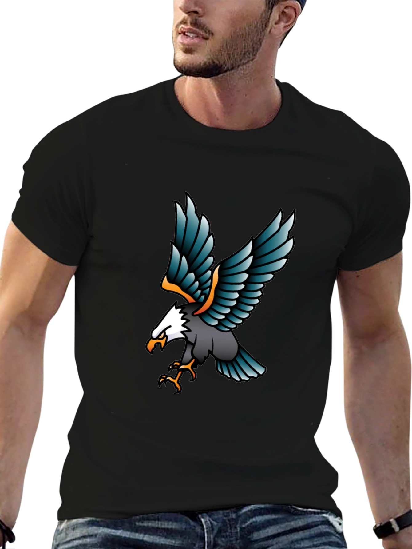 Eagle Graphic T-Shirt - Black