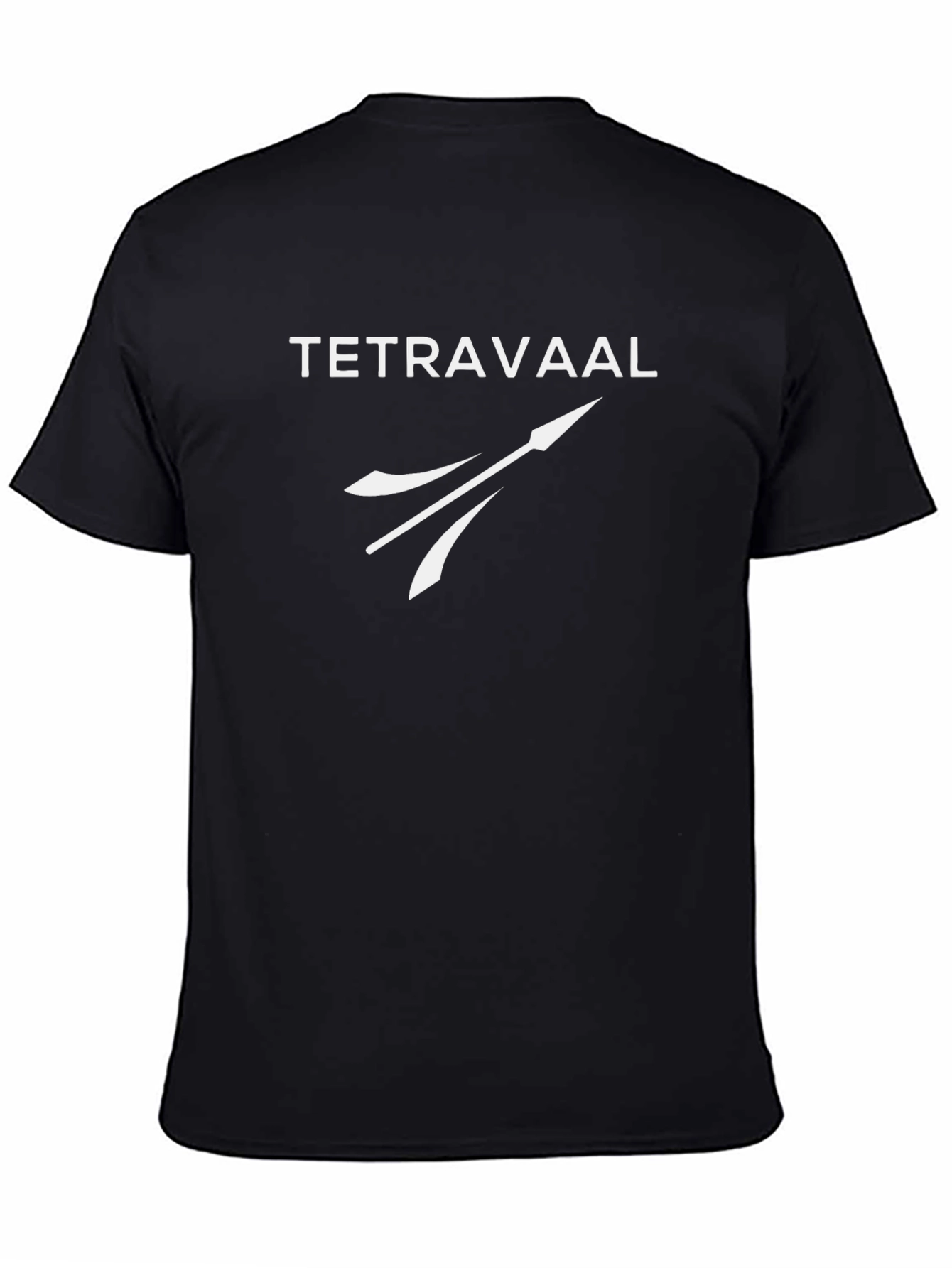 Tetravaal Black T-Shirt - Spear Design