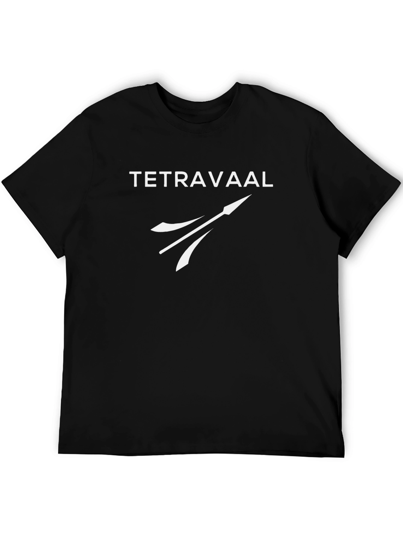 Tetravaal Black T-Shirt - Spear Design