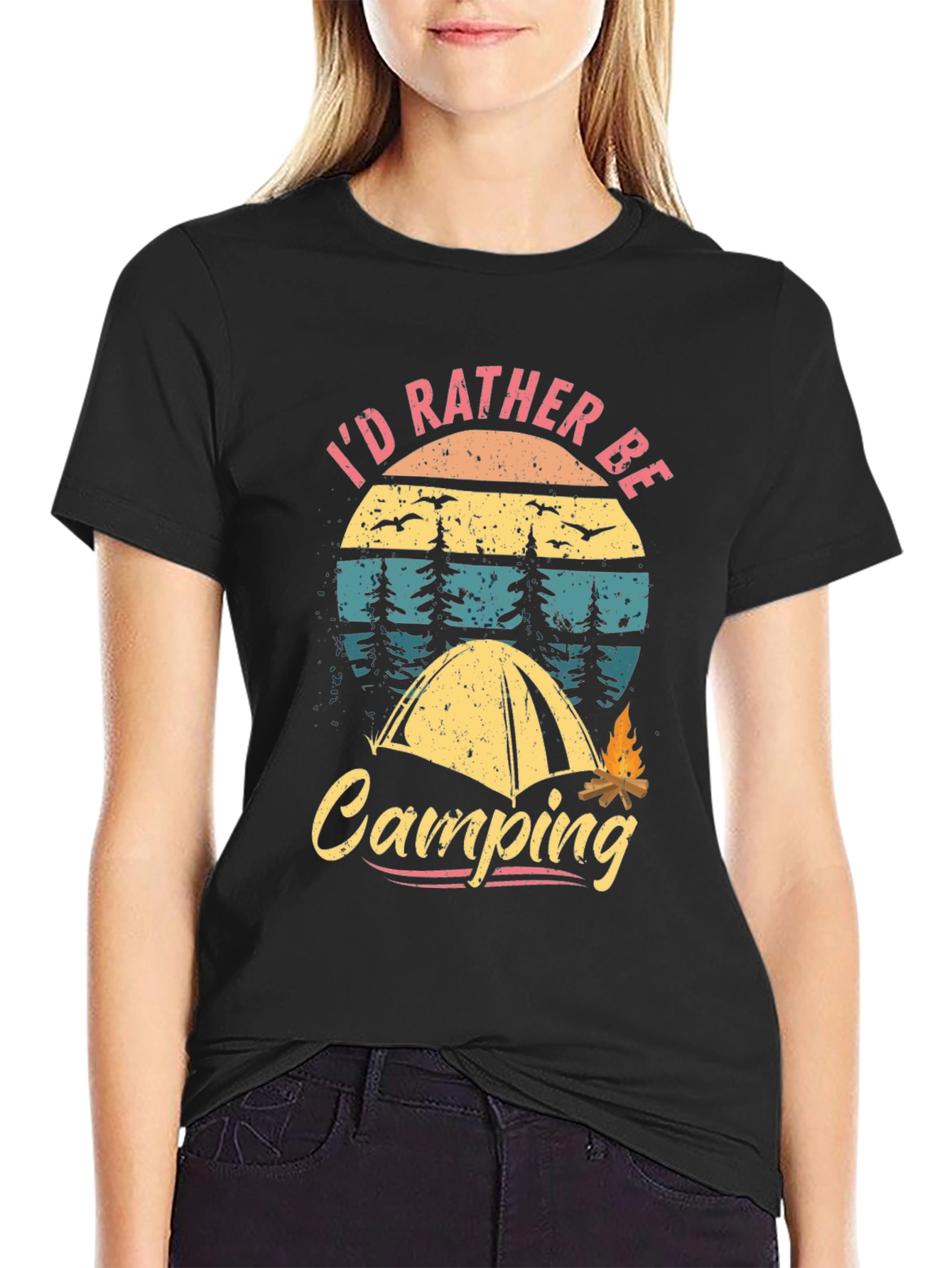 Camping Graphic T-Shirt - Outdoors Adventure Tee