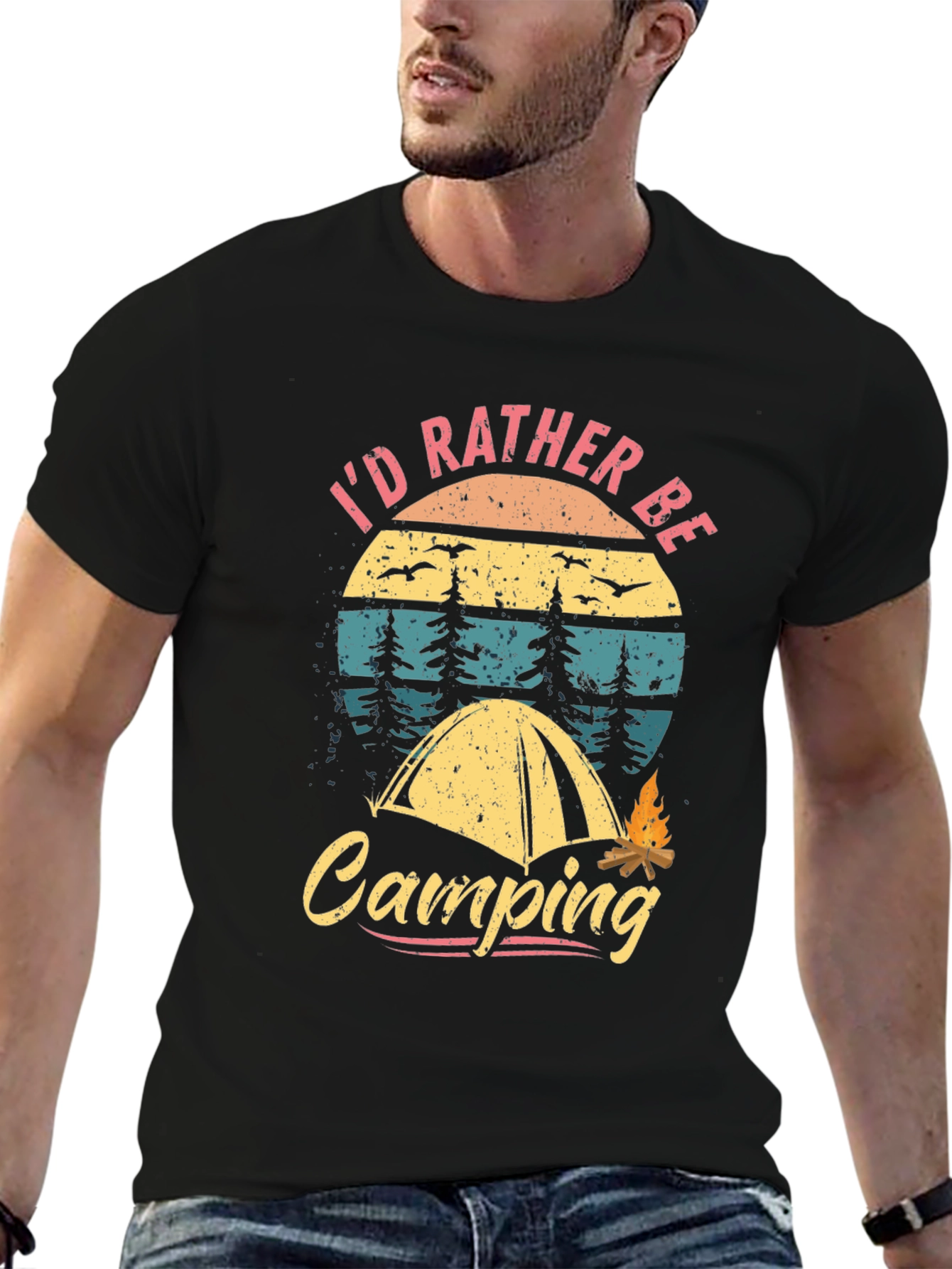 Camping Graphic T-Shirt - Outdoors Adventure Tee