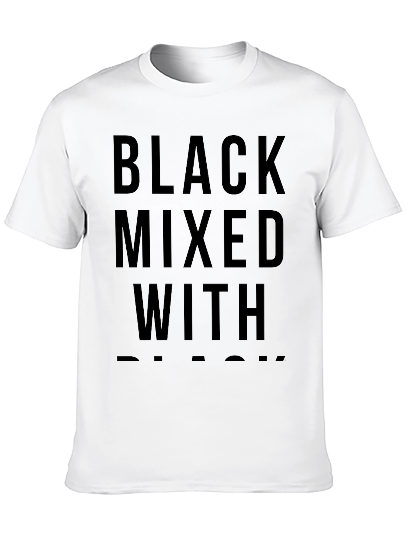 Black Mixed With T-Shirt