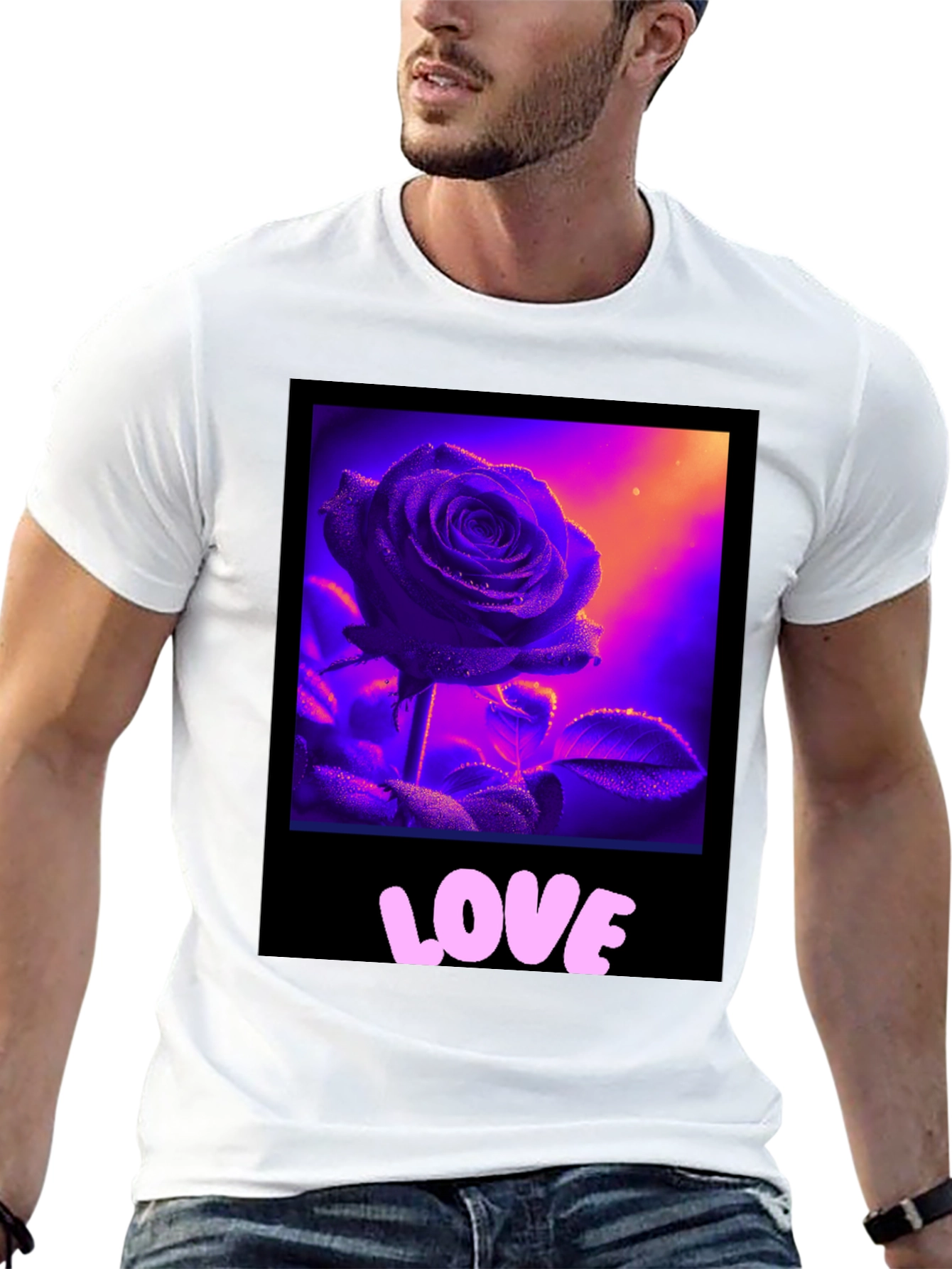 Rose Love Graphic T-Shirt