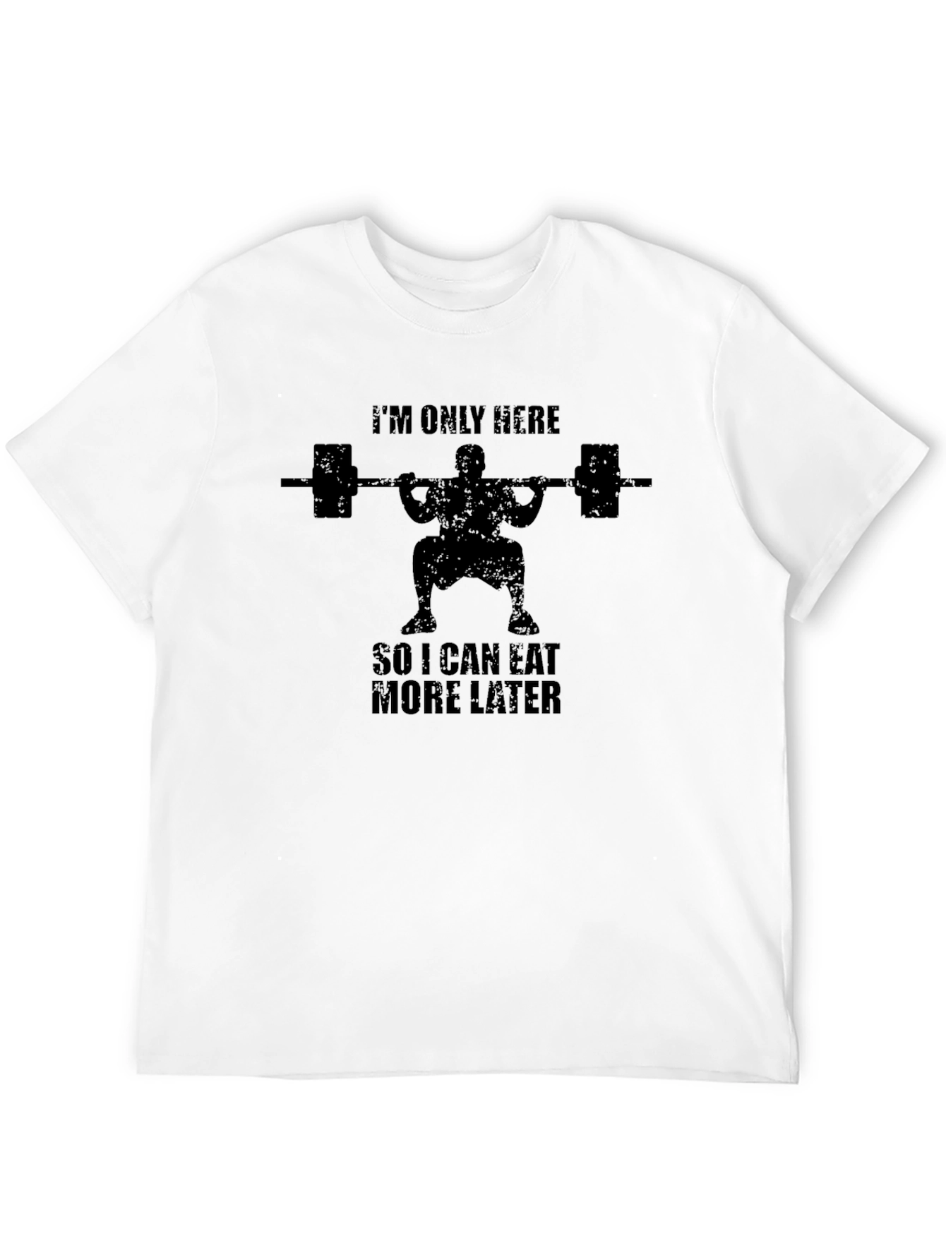 Gym Humor T-Shirt - Eat More Later