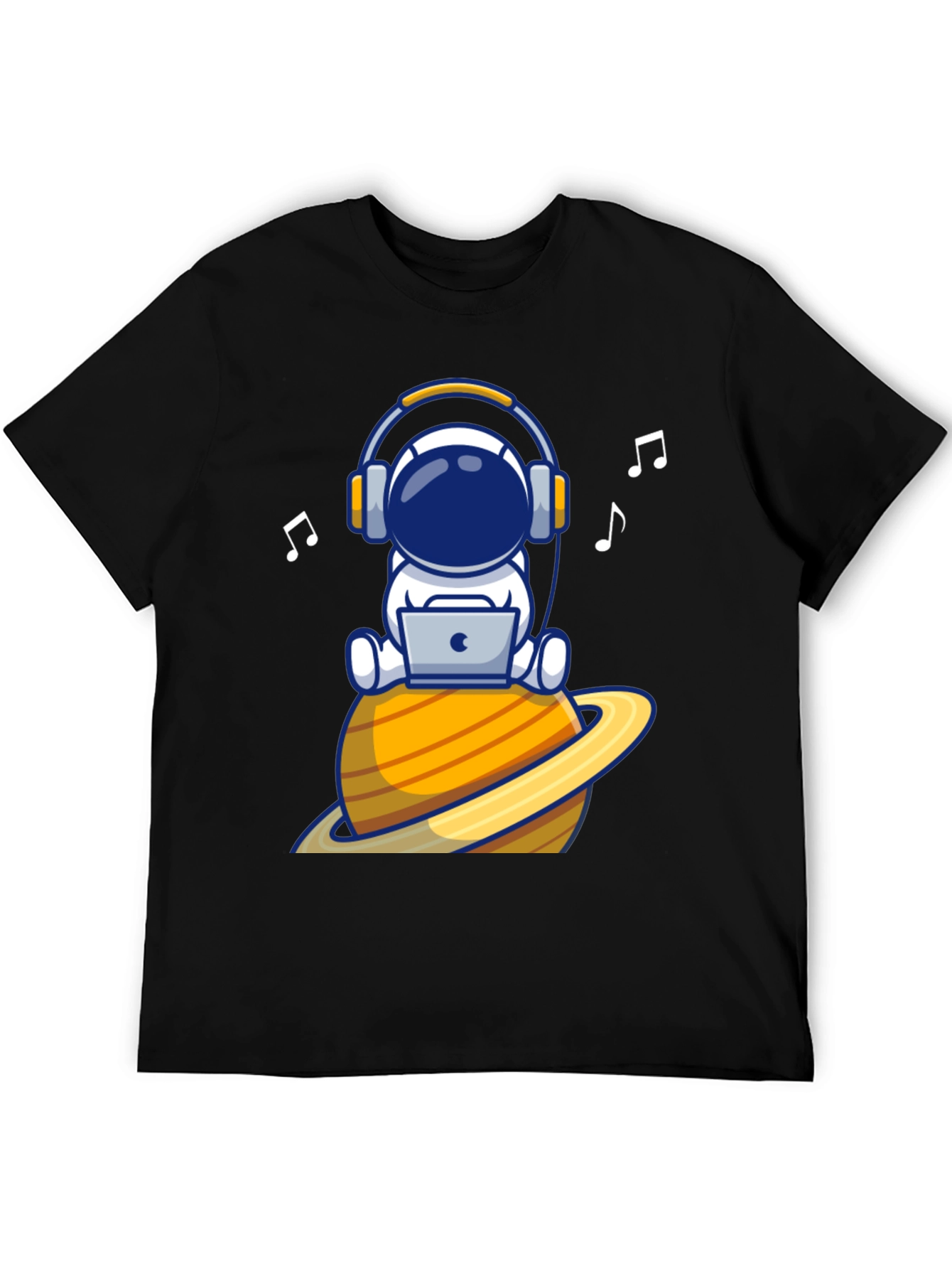 Astronaut DJ Graphic Tee - Space Tunes T-Shirt