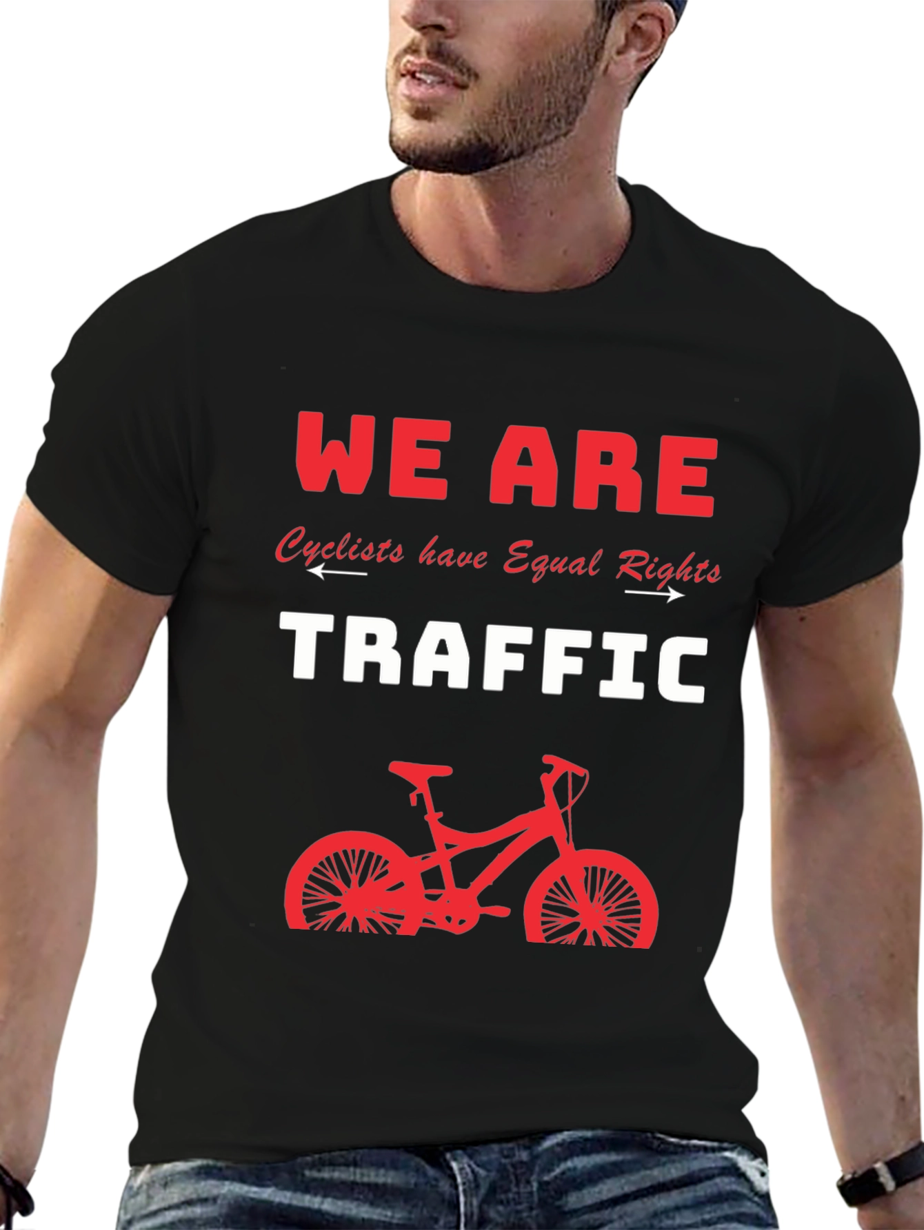 Cyclist Equal Rights Graphic Tee