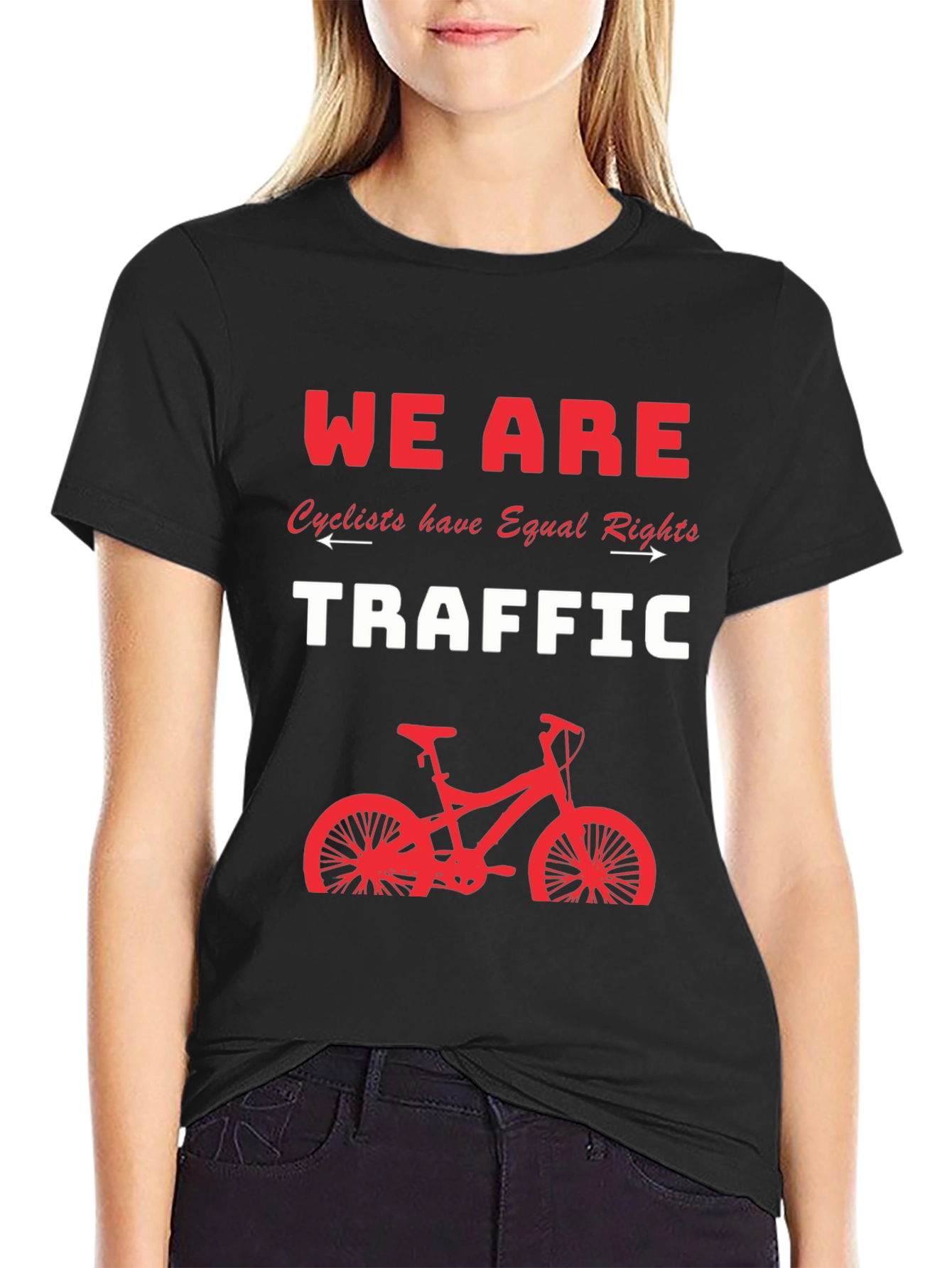 Cyclist Equal Rights Graphic Tee